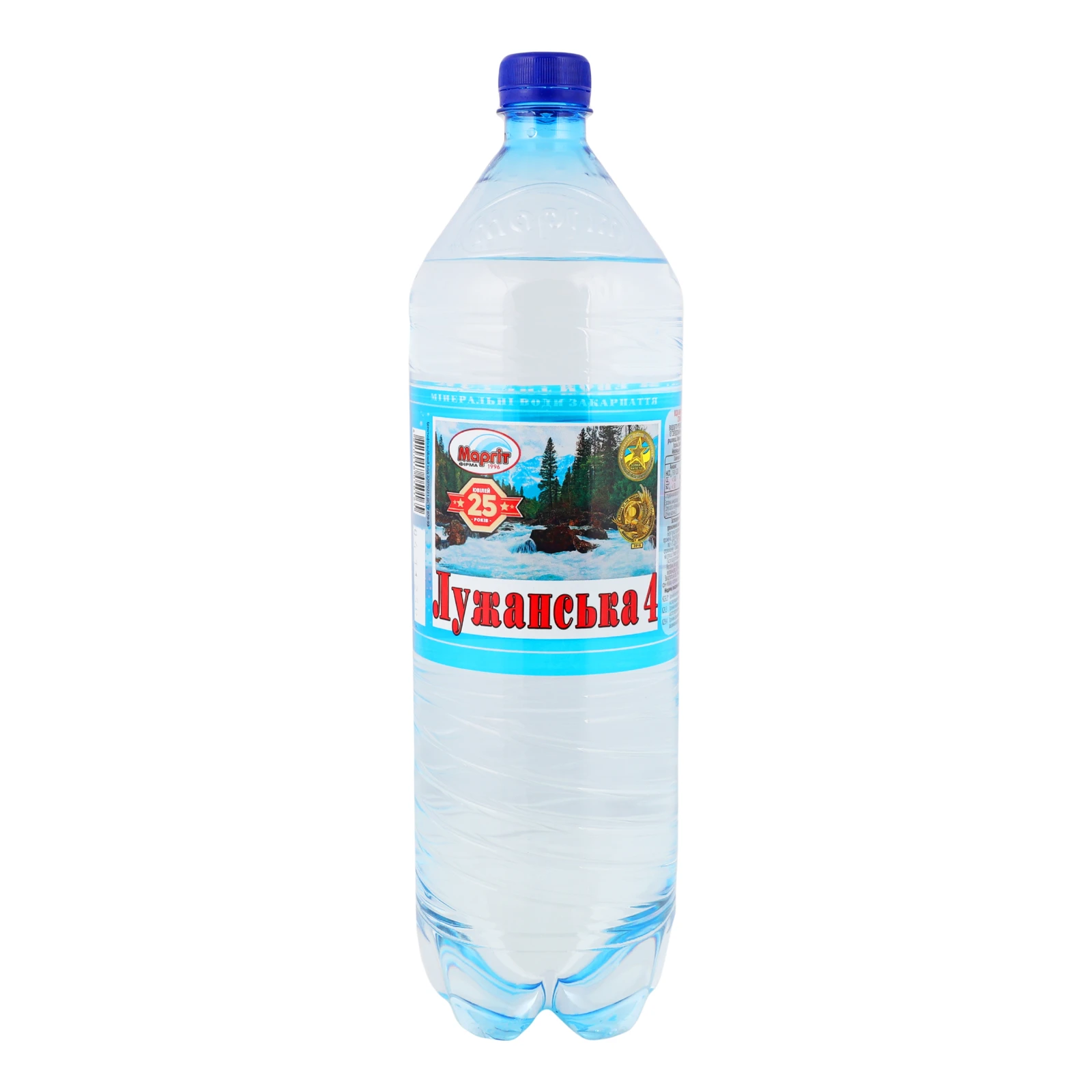Вода Лужанська-4 1,5л мінеральна газ пл/пляш