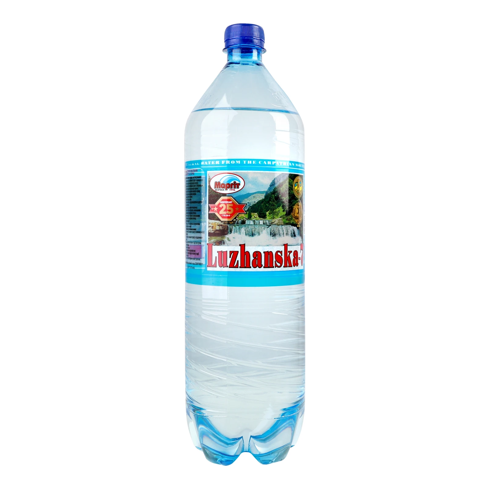 Вода Лужанська--7 1,5л мінеральна газ пл/пляш фото 2