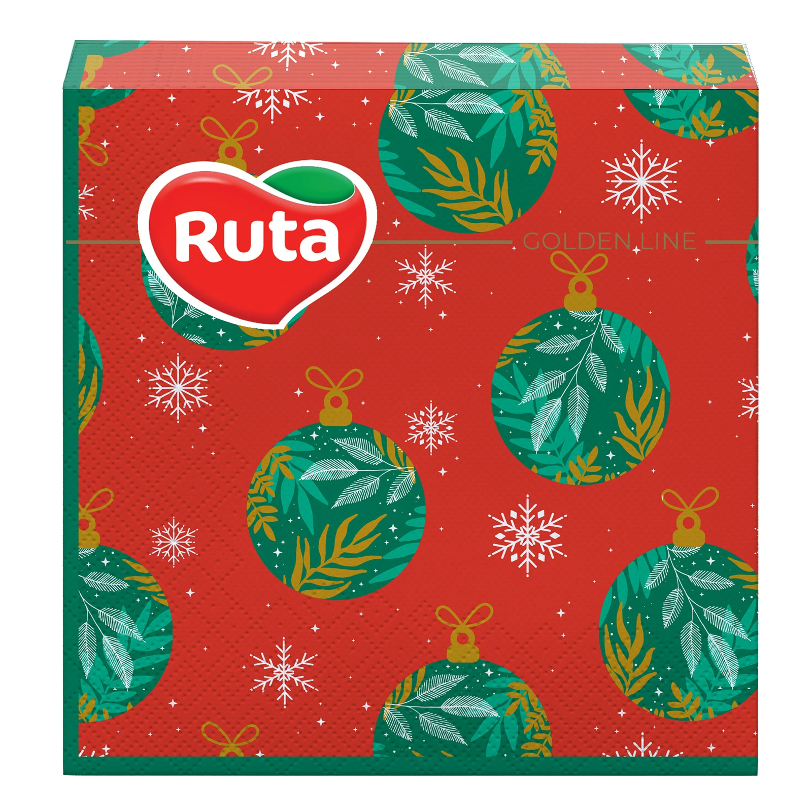 Серветки Рута паперові новорічні 20шт 2шарові Ялинкові прикраси Фото №:1