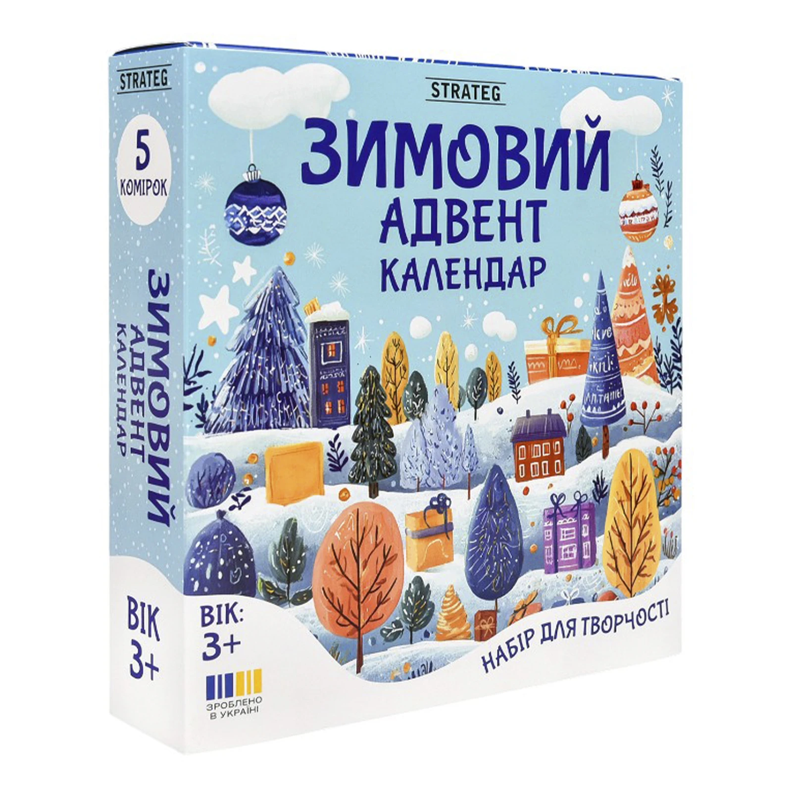 Набір для творчості Strateg Зимовий адвент календар 31047 Фото №:1