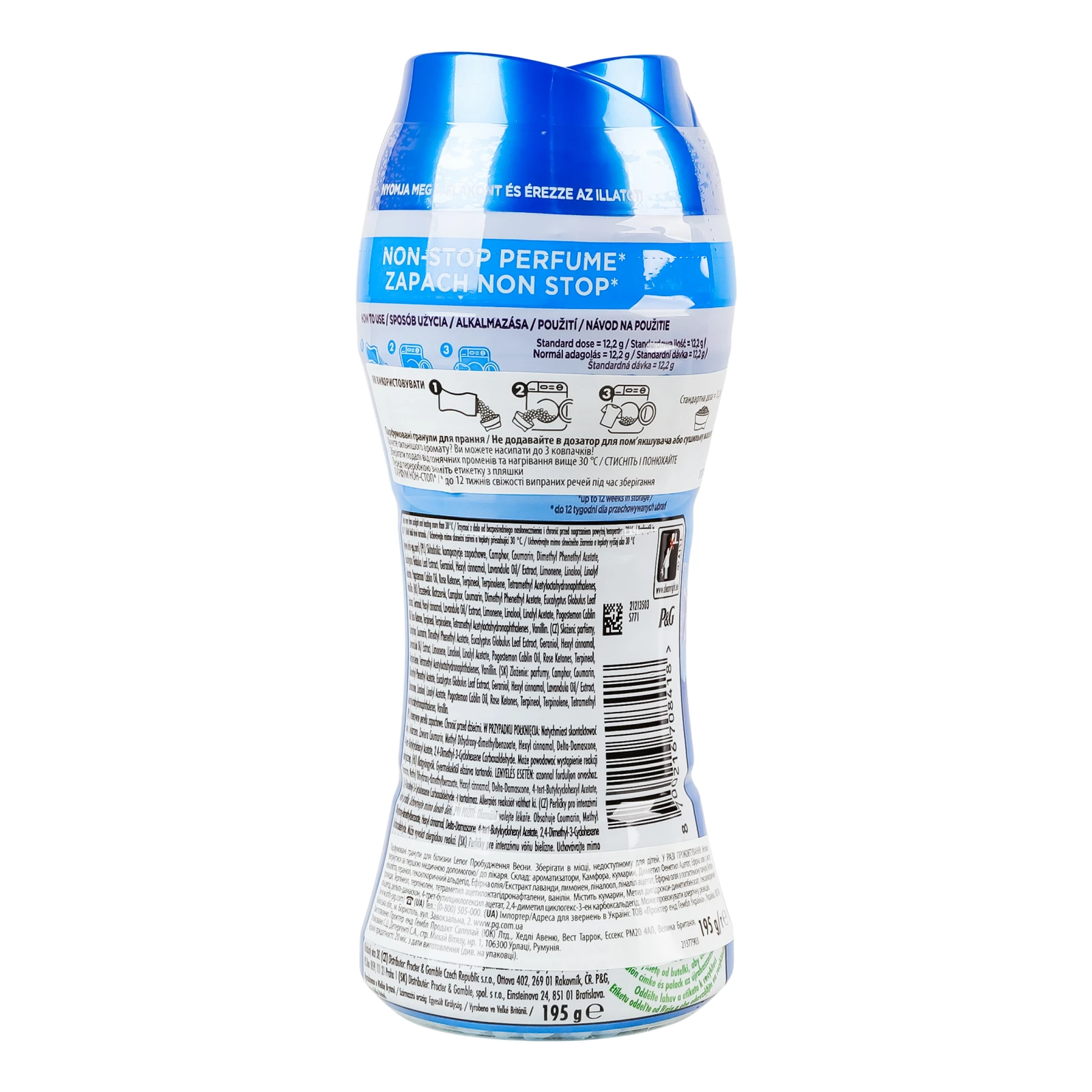 Кондиціонер для білизни Lenor гранули парфумовані Пробудження весни 195г Фото №:2