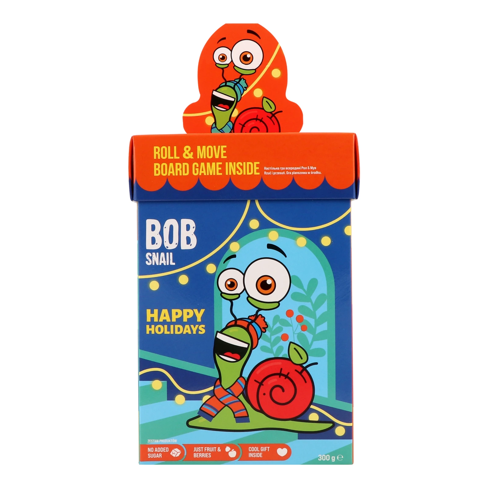 Набір кондитерських виробів Bob Snail подарунковий бокс з грою та іграшкою 300г фото 2