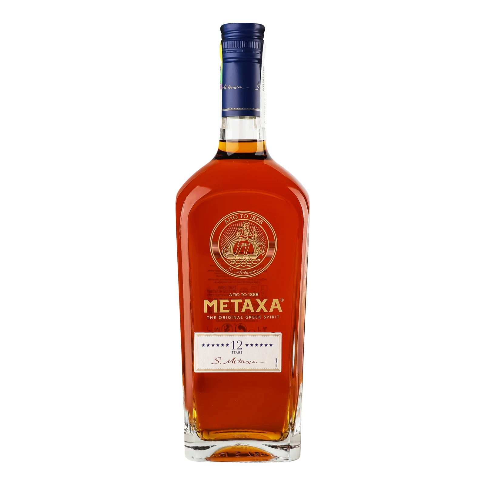 Напій алкогольний Metaxa 12 зірок 40% 0.7л Фото №:1