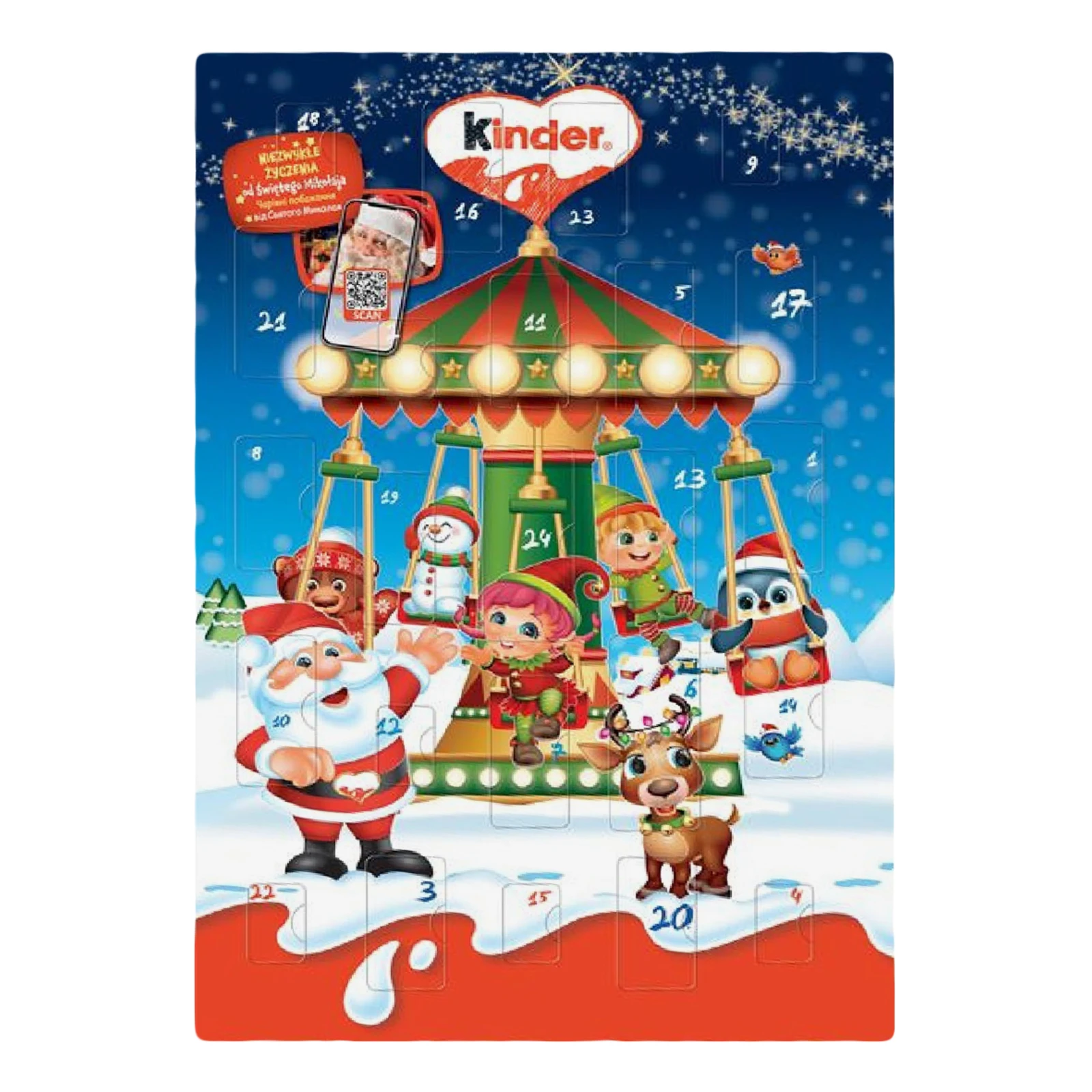 Набір подарунковий Kinder Mix Адвент календар 151г Фото №:1