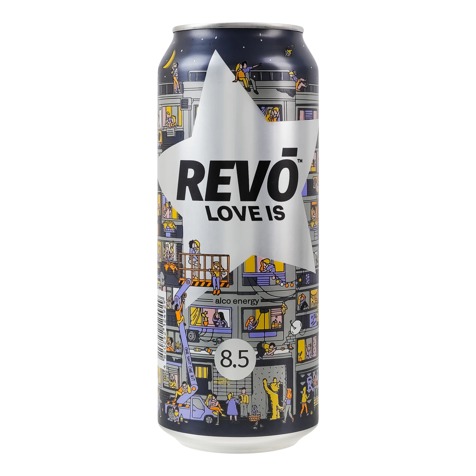 Напій слабоалкогольний Revo Love is енергетичний сильногазований 8.5% 0.5л