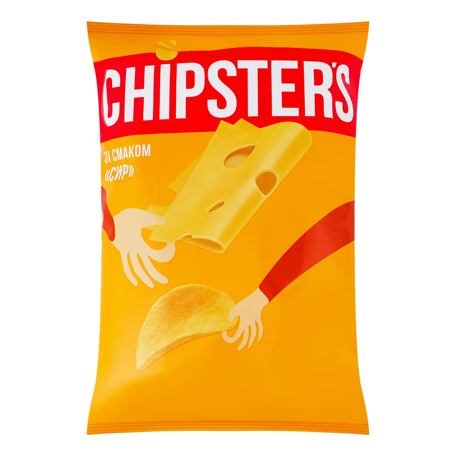 Чипси Chipster's картопляні зі смаком Сир 100г