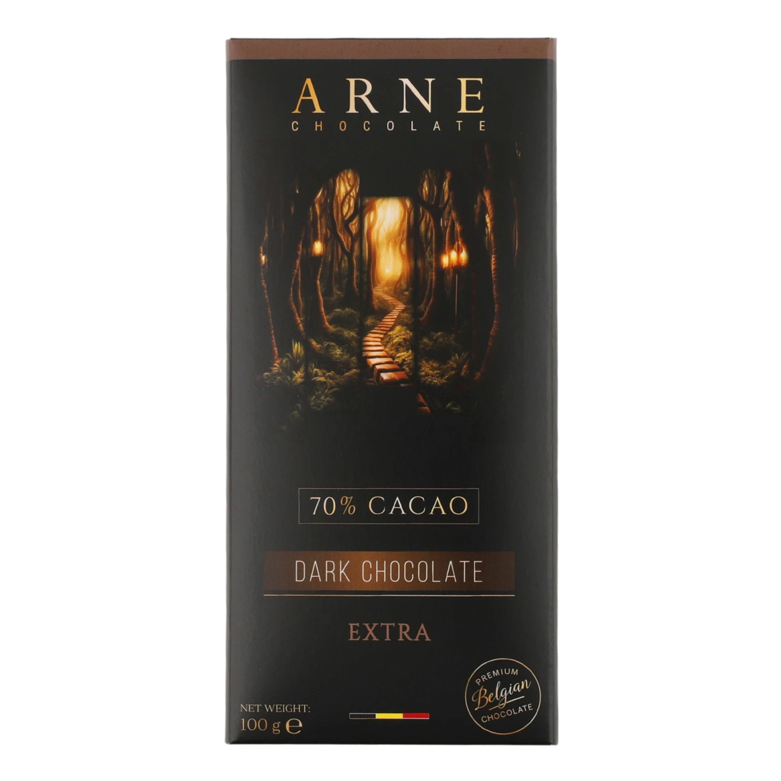 Шоколад Arne Extra Magical alley чорний 70% 100г