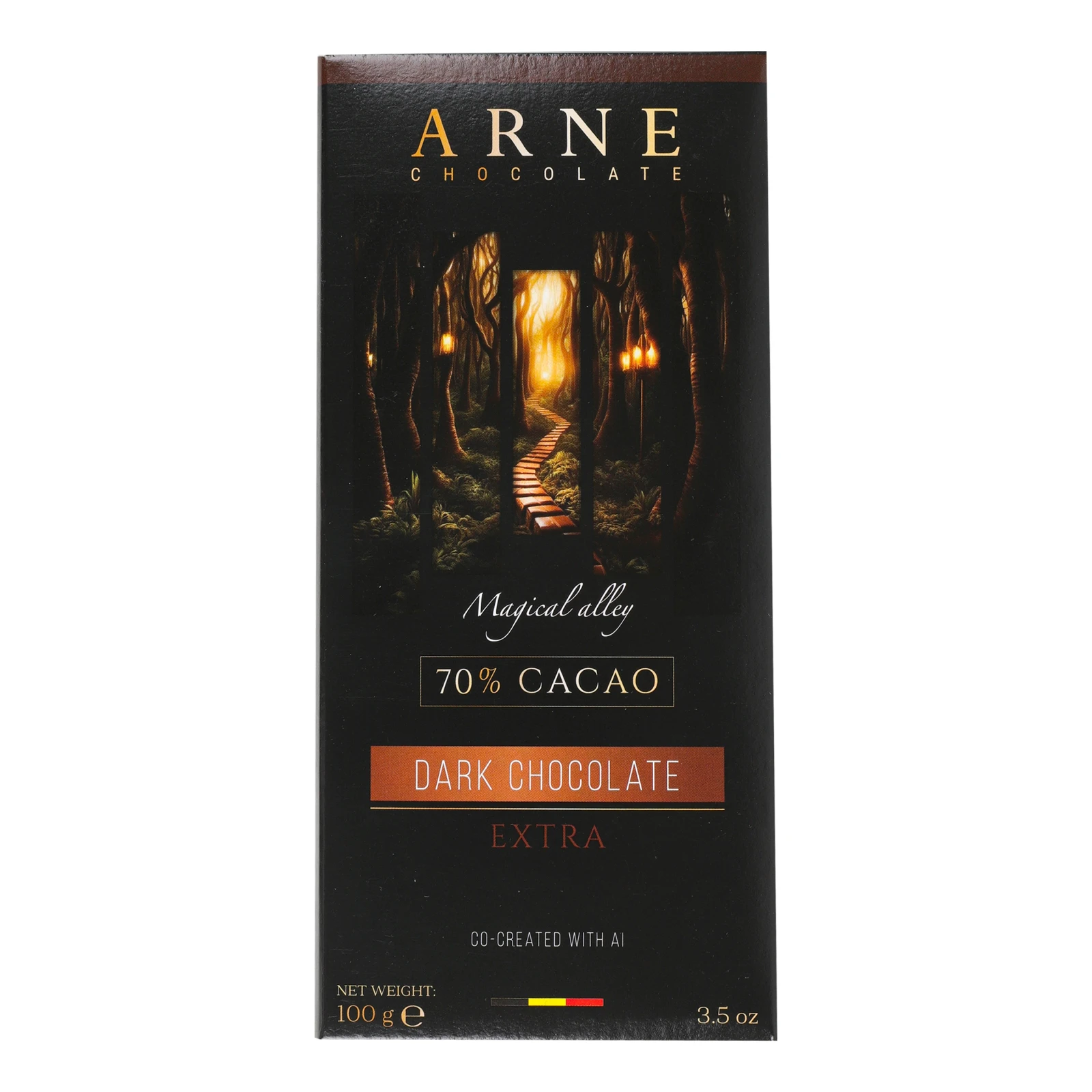 Шоколад Arne Extra Magical alley чорний 70% 100г Фото №:1