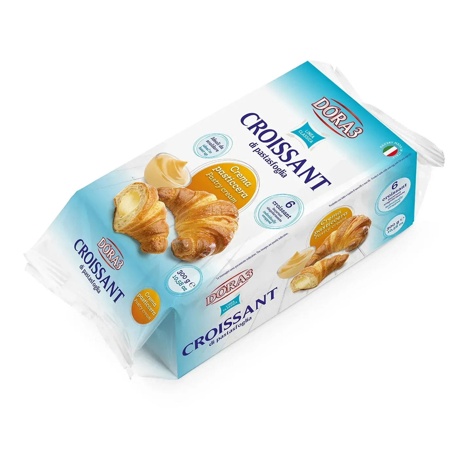 Круасан DORA3 50г6шт з заварним кремом Новинка Фото №:1