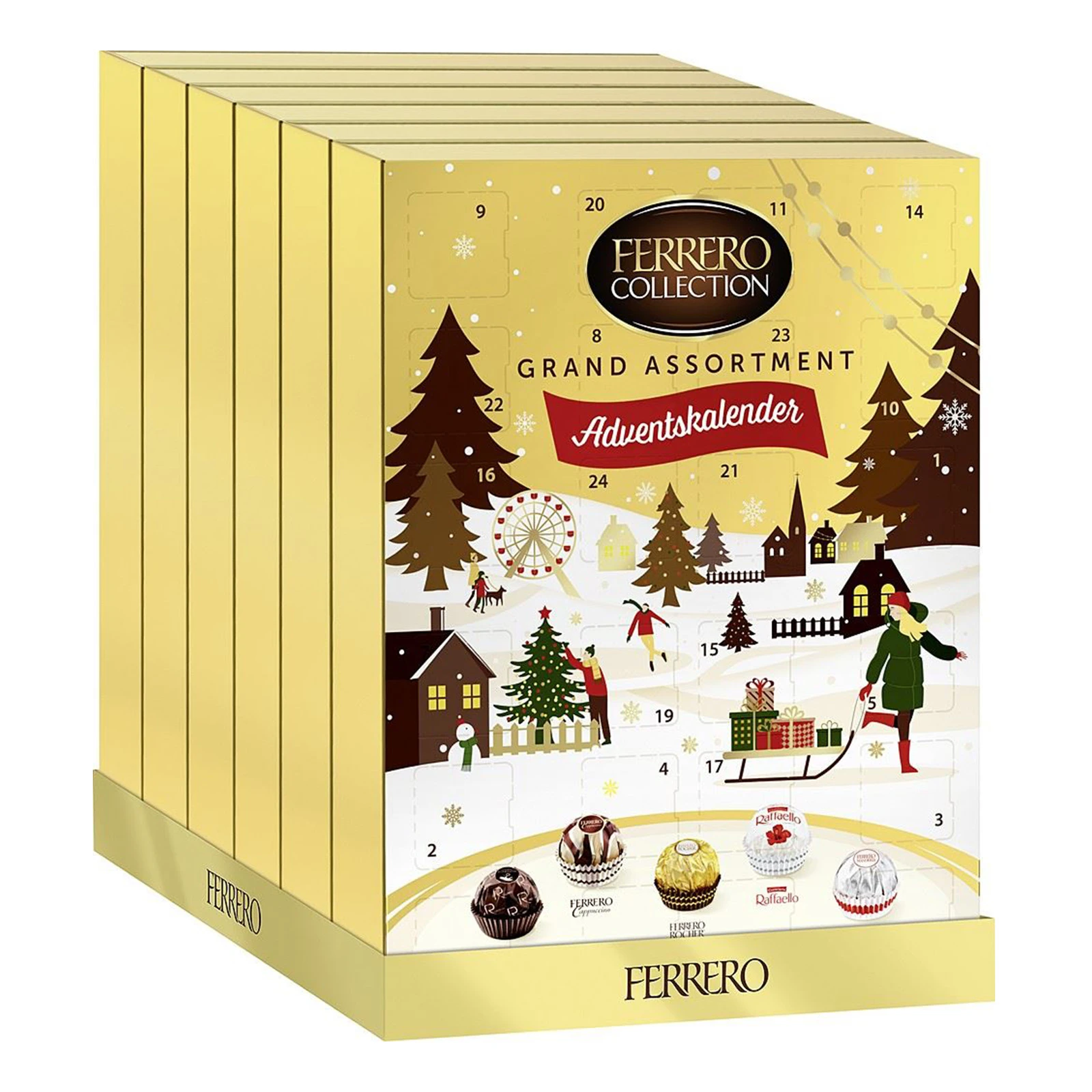 Набір новорічний Ferrefo 250г Grand Assortment Адвент календар Новинка Фото №:1