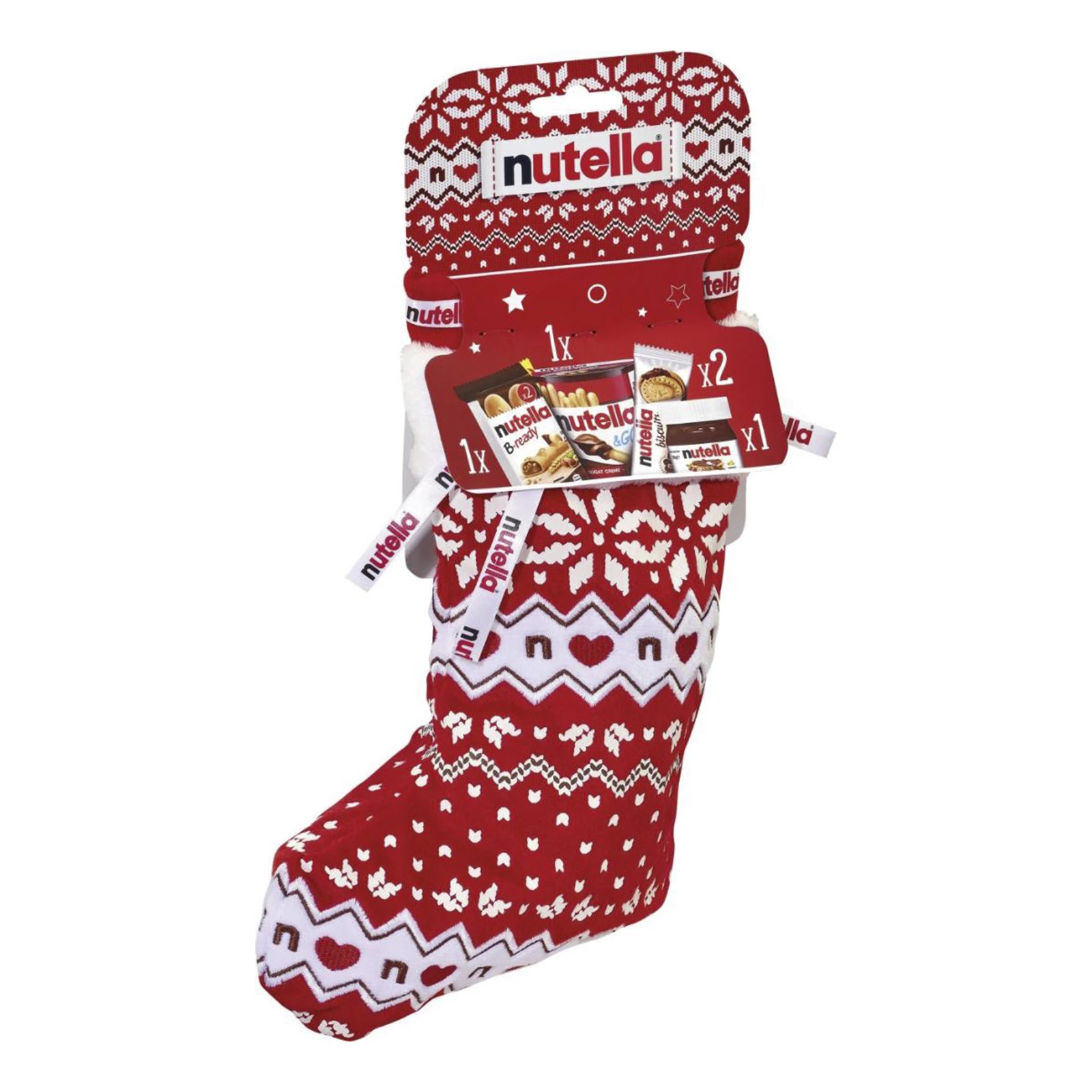 Набір кондит. виробів Nutella 209г Чобіток для подарунків Новинка Фото №:1