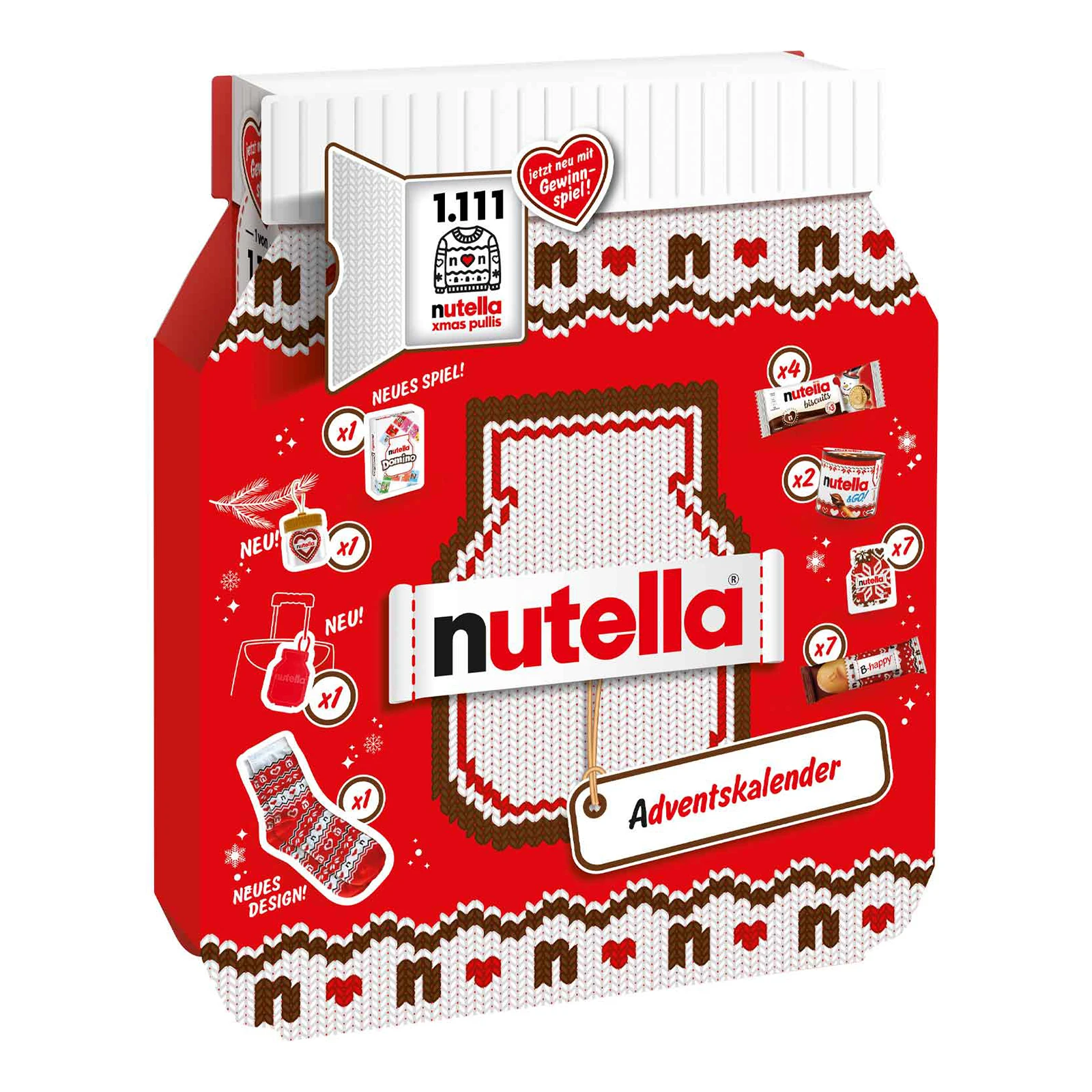 Набір кондит. виробів Nutella 528г Адвент календар Новинка Фото №:1