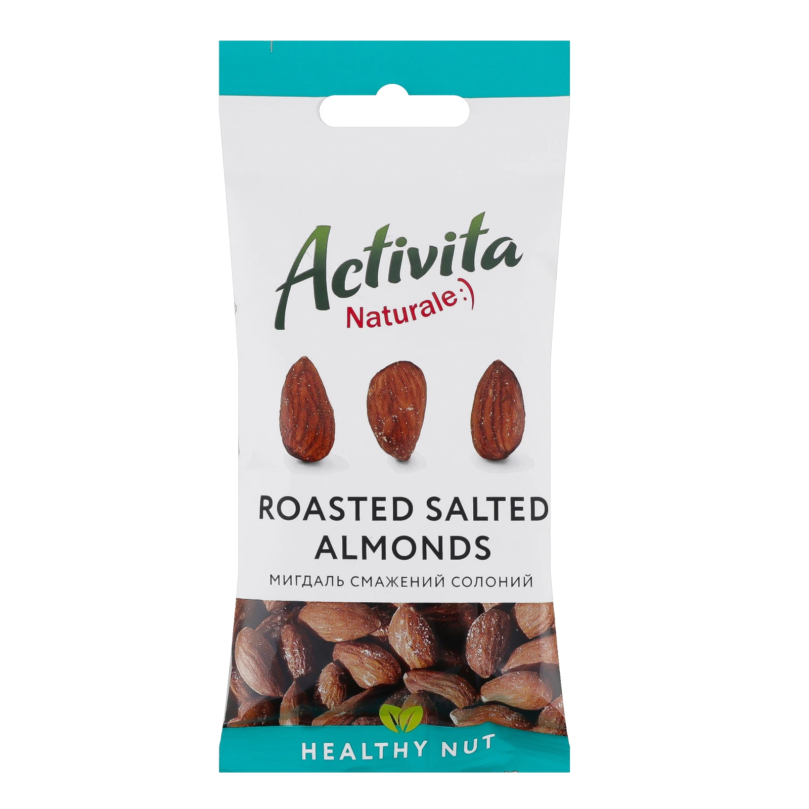 Мигдаль Activita Healthy nut смажений солоний 45г Фото №:1