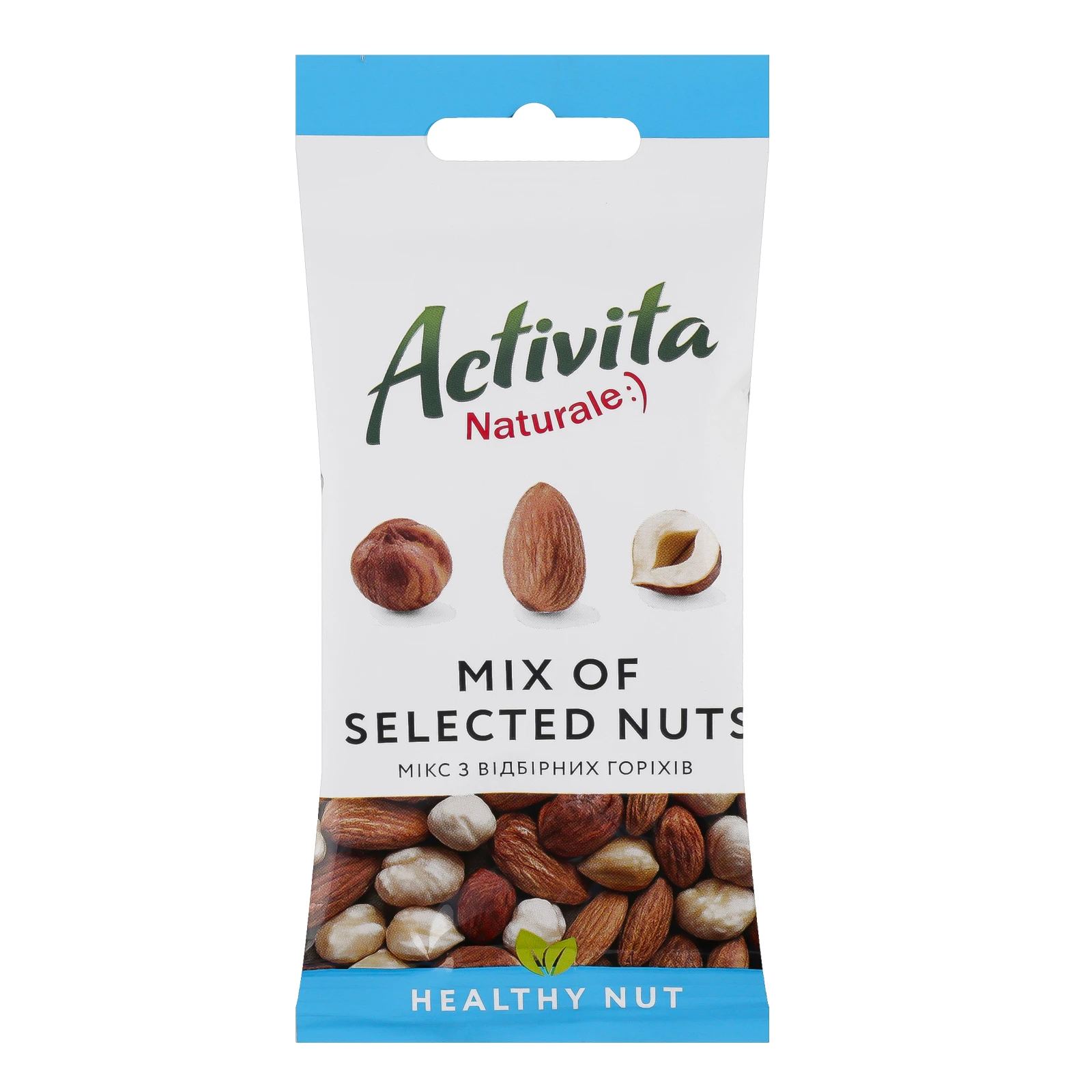 Суміш горіхів Activita Healthy nut мікс з відбірних горіхів 45г Фото №:1