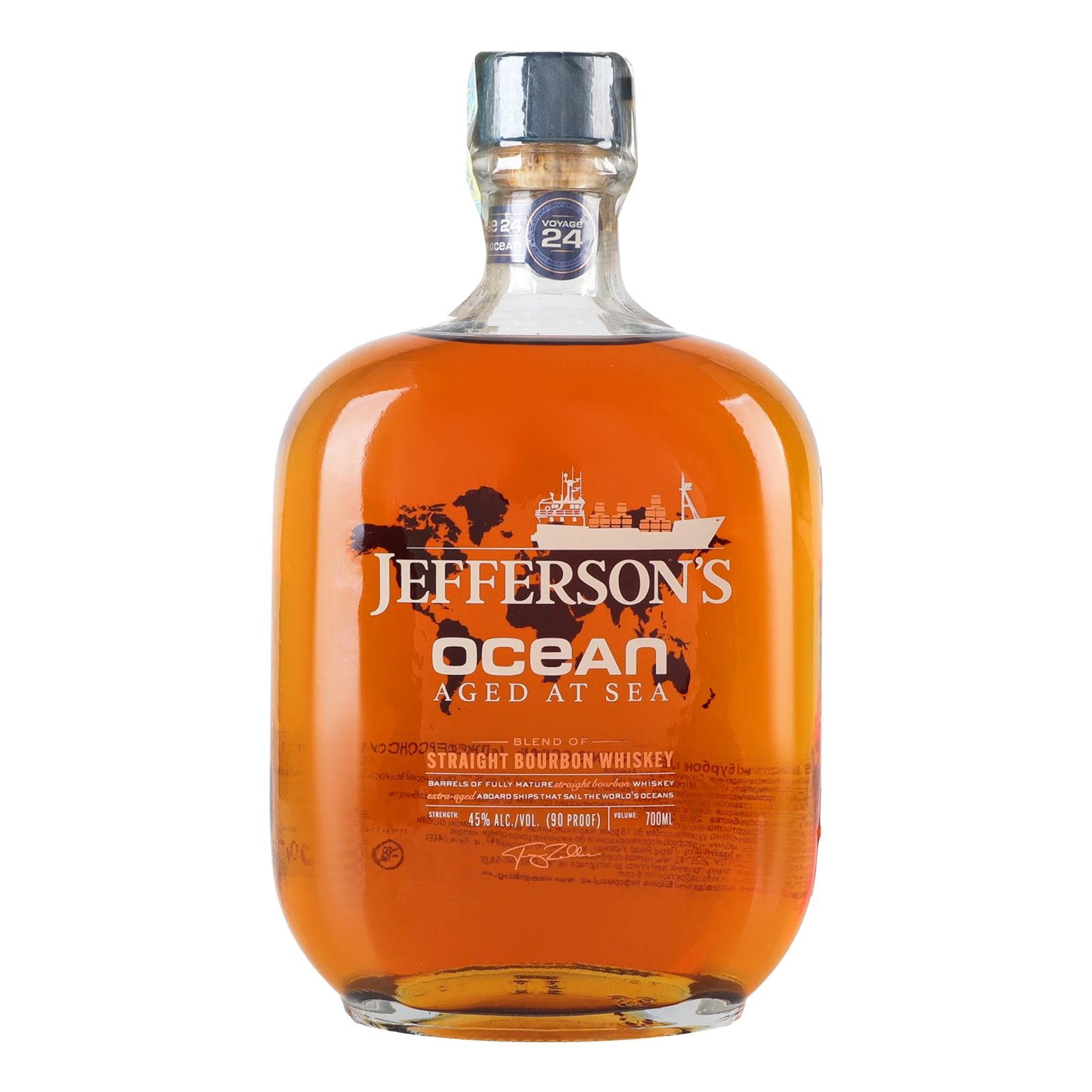 Віскі Jefferson's Ocean бурбон 45% 0.7л Фото №:1