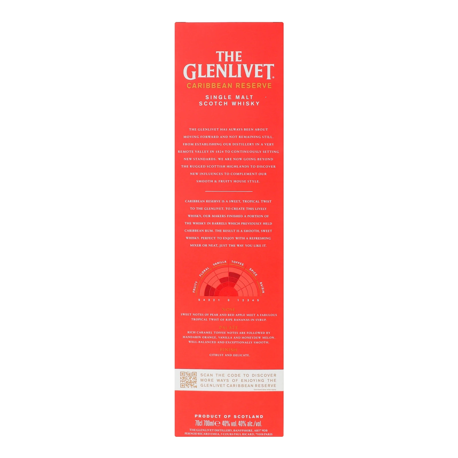 Віскі The Glenlivet Caribbean Reserve шотландське односолодове 40% 0.7л Фото №:2