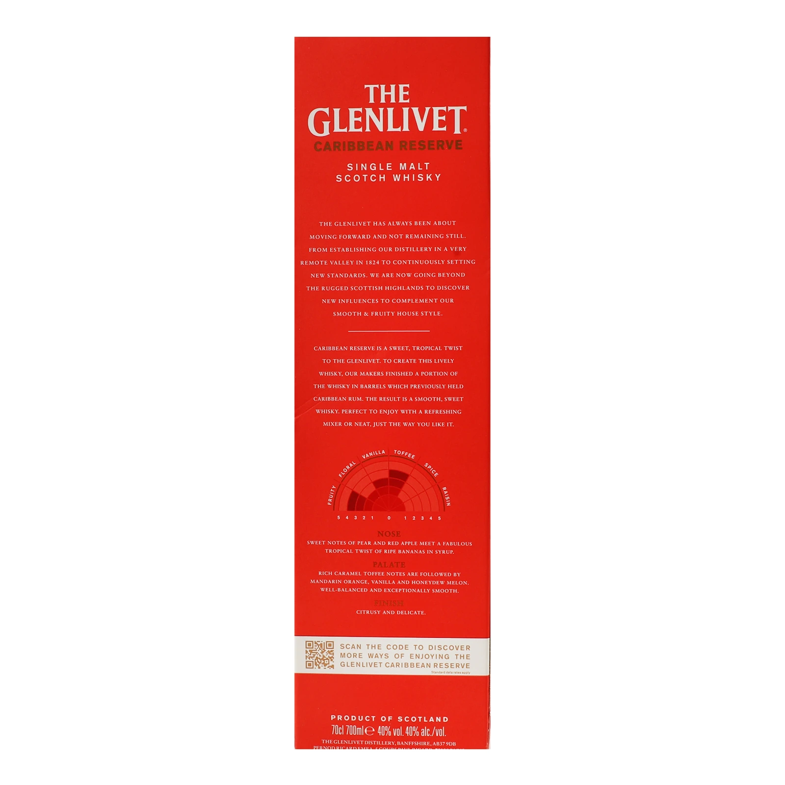 Віскі The Glenlivet Caribbean Reserve шотландське односолодове 40% 0.7л фото 2