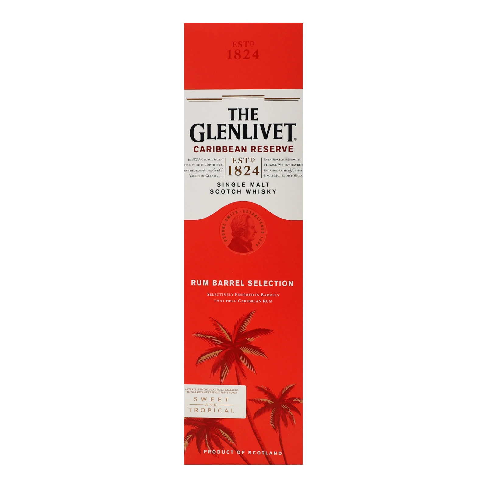 Віскі The Glenlivet Caribbean Reserve шотландське односолодове 40% 0.7л