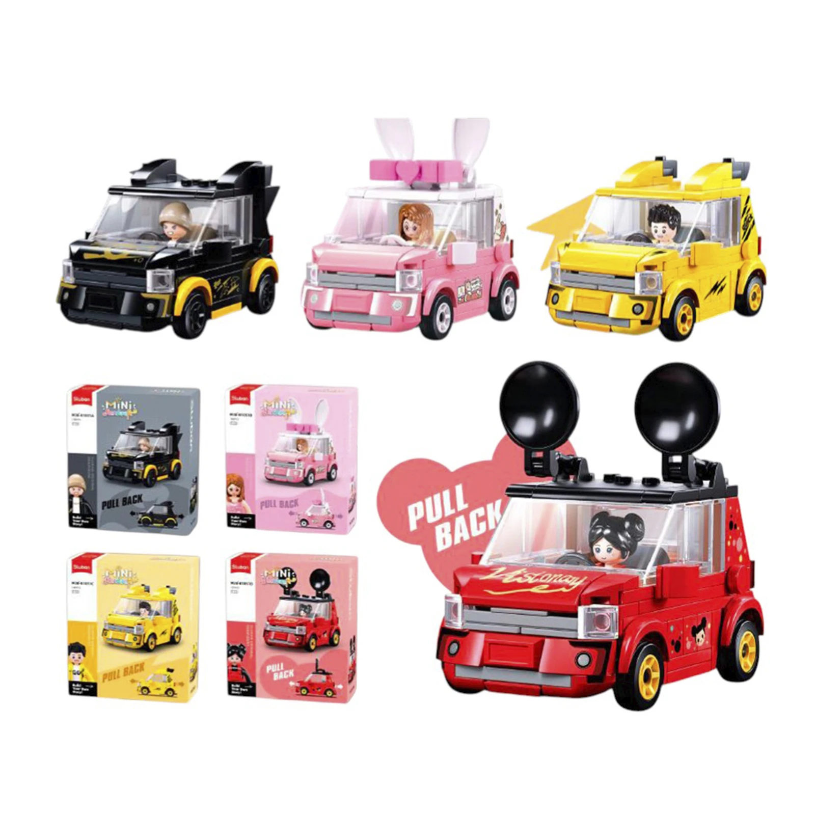 Конструктор Sluban Mini Handcraft машина Кролик 148дет. M38-B1051 Фото №:2