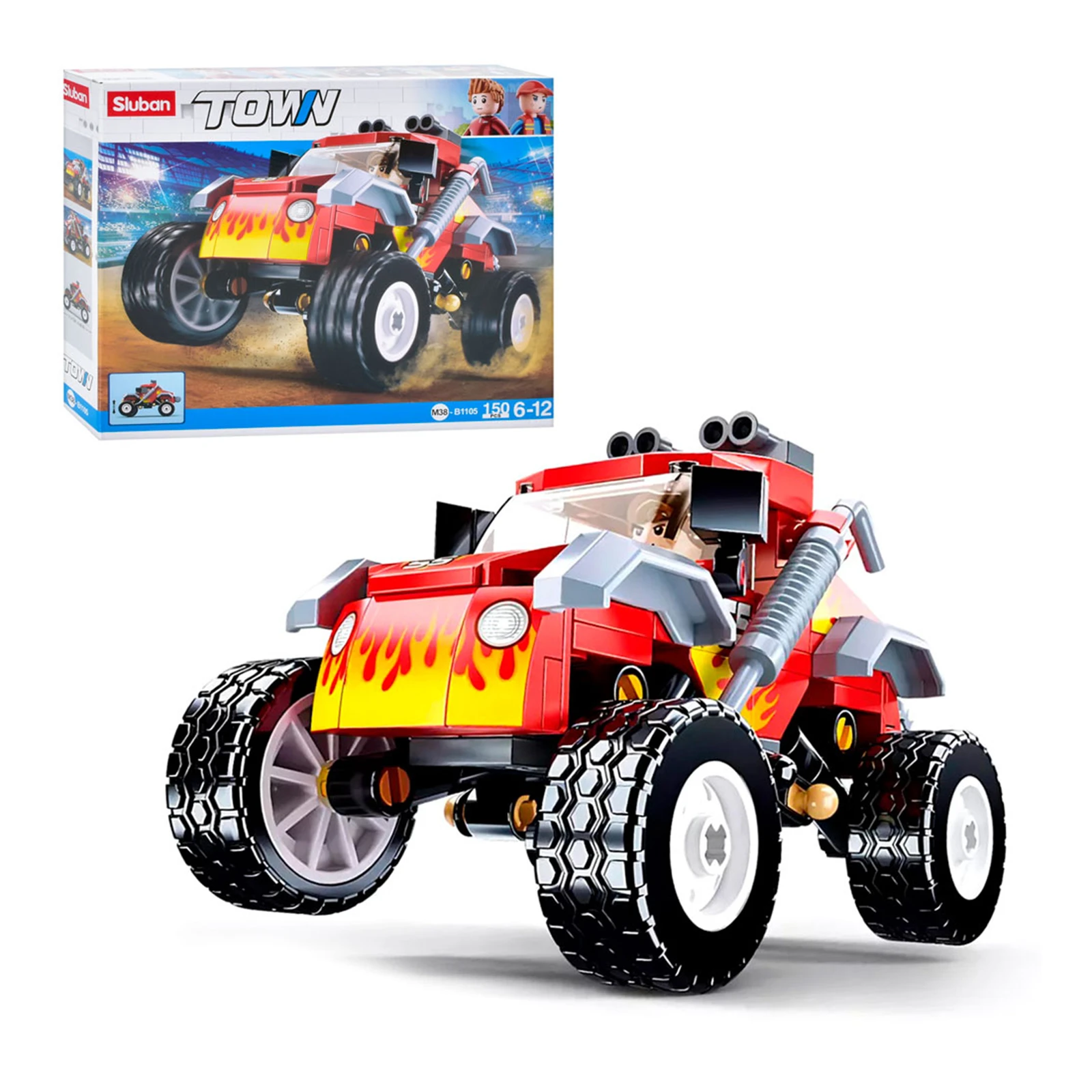 Конструктор Sluban M38-B1105 Town Позашляховик 150 дет. Фото №:1