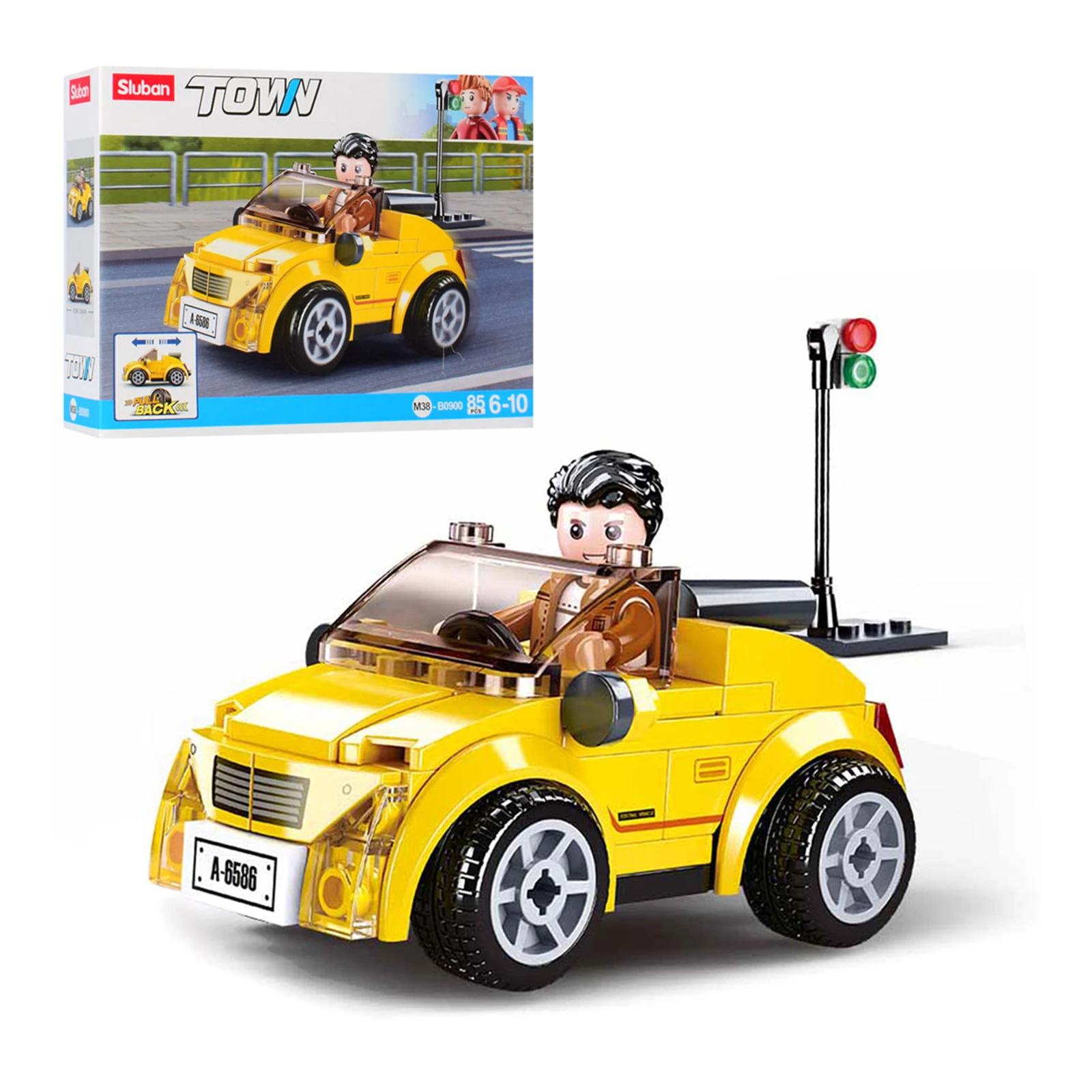 Конструктор Sluban Town Машинка 85дет. M38-B0900 Фото №:1