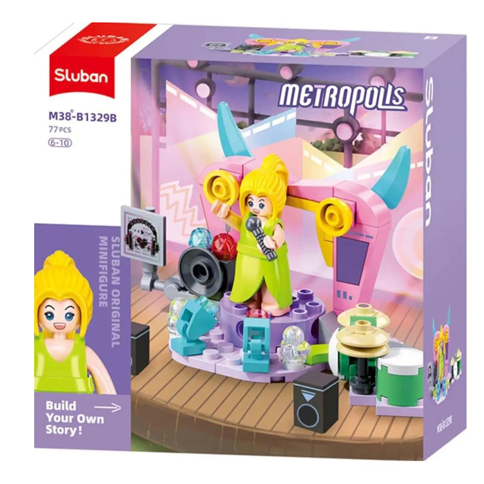 Конструктор Sluban Metropolis Сцена 77дет. M38-B1329B Фото №:1