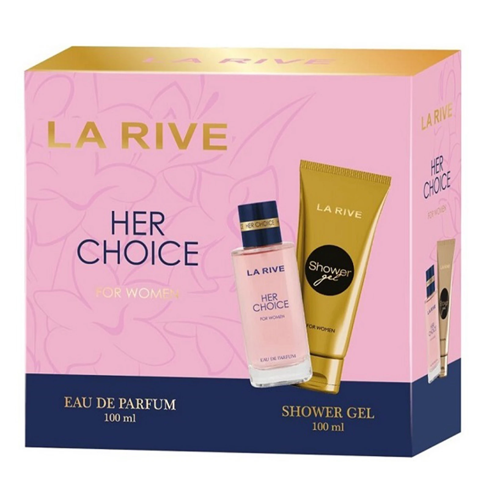 Набір подарунковий La Rive Her Choice for women туал.вода 100мл+гель для душу 100мл Фото №:1