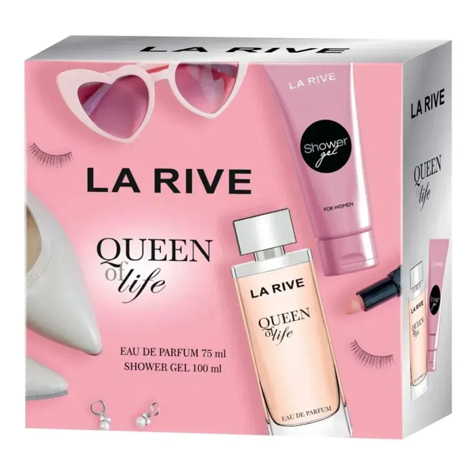 Набір подарунковий La Rive Queen of life for women туал.вода 100мл+гель для душу 100мл Фото №:1