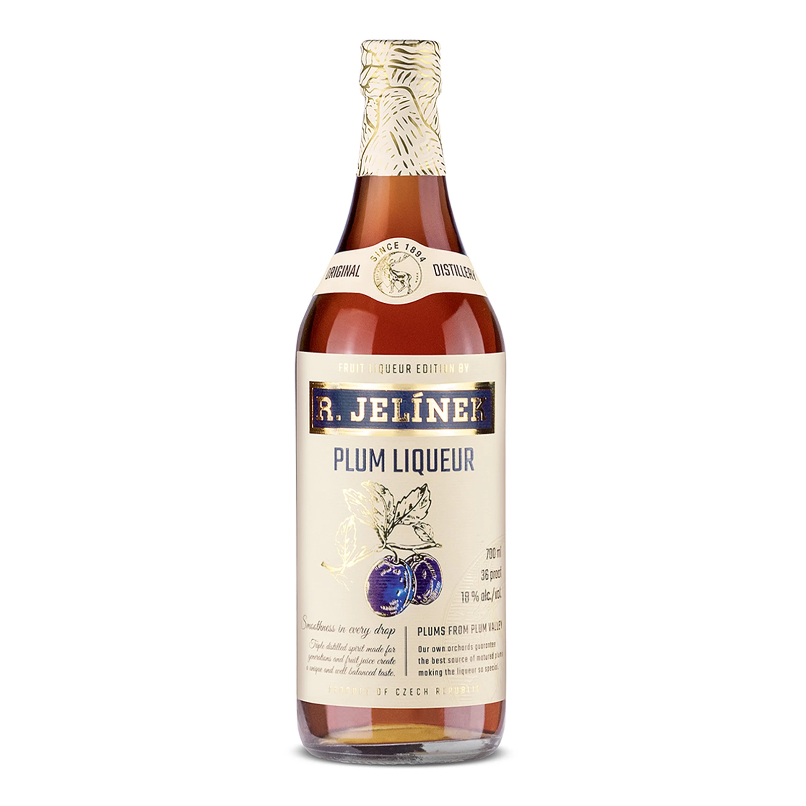 Лікер R. Jelinek сливовий 18% 0.7л Фото №:1