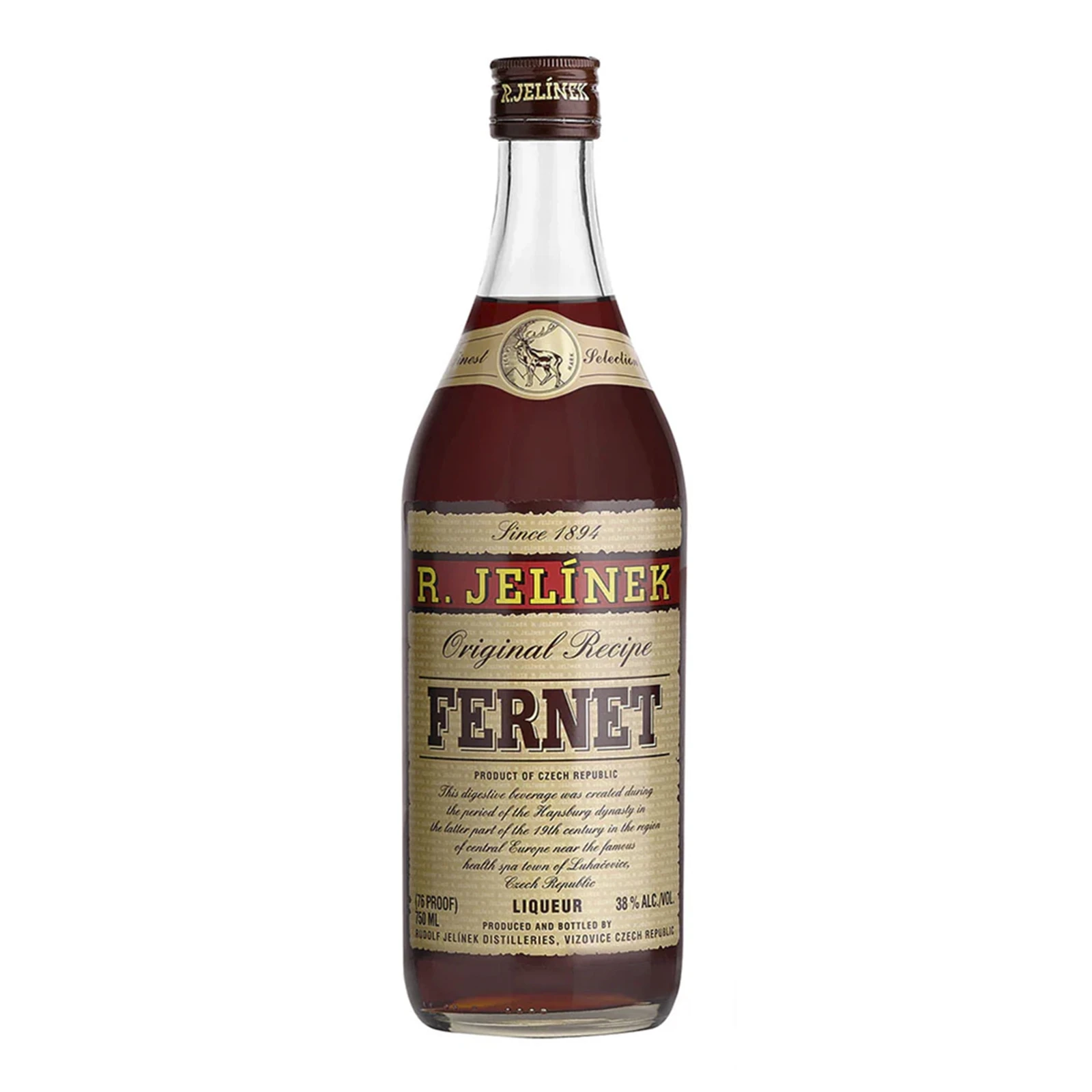 Настоянка R. Jelinek Fernet 38% 0.7л Фото №:1