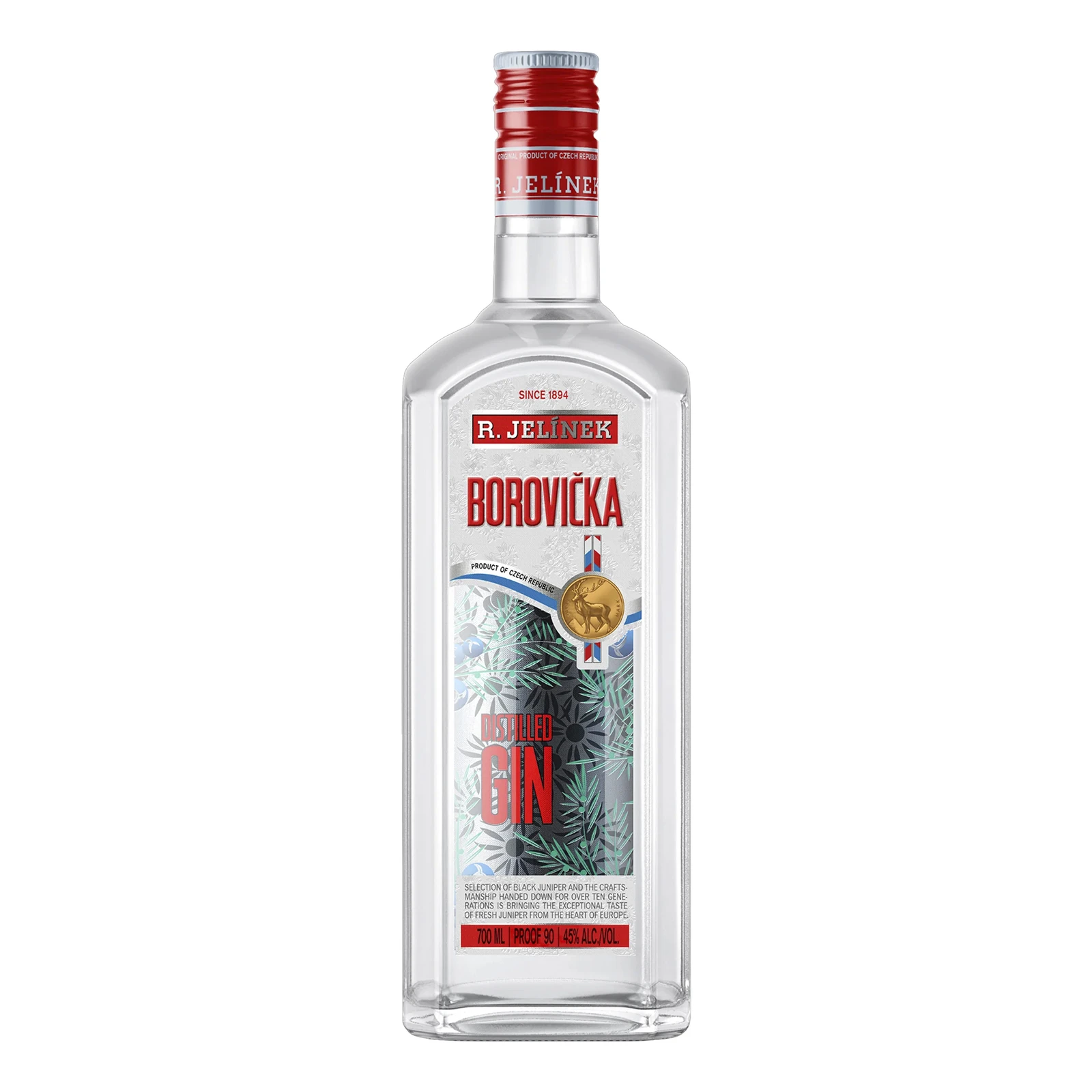 Джин R. Jelinek Borovicka 45% 0.7л