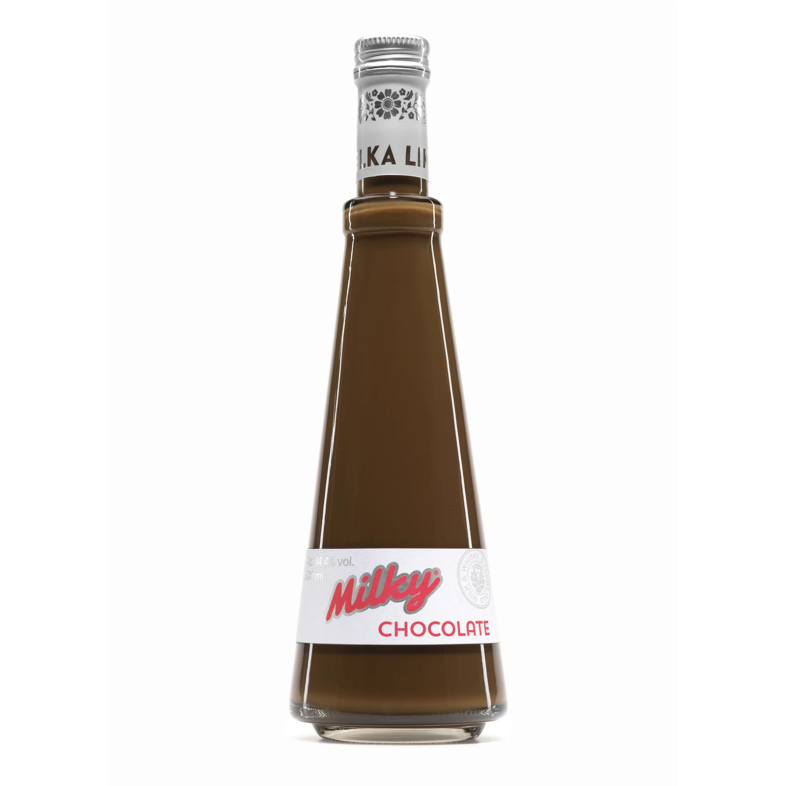 Лікер Milky на основі віскі зі смаком шоколаду 14.4% 0.5л Фото №:1