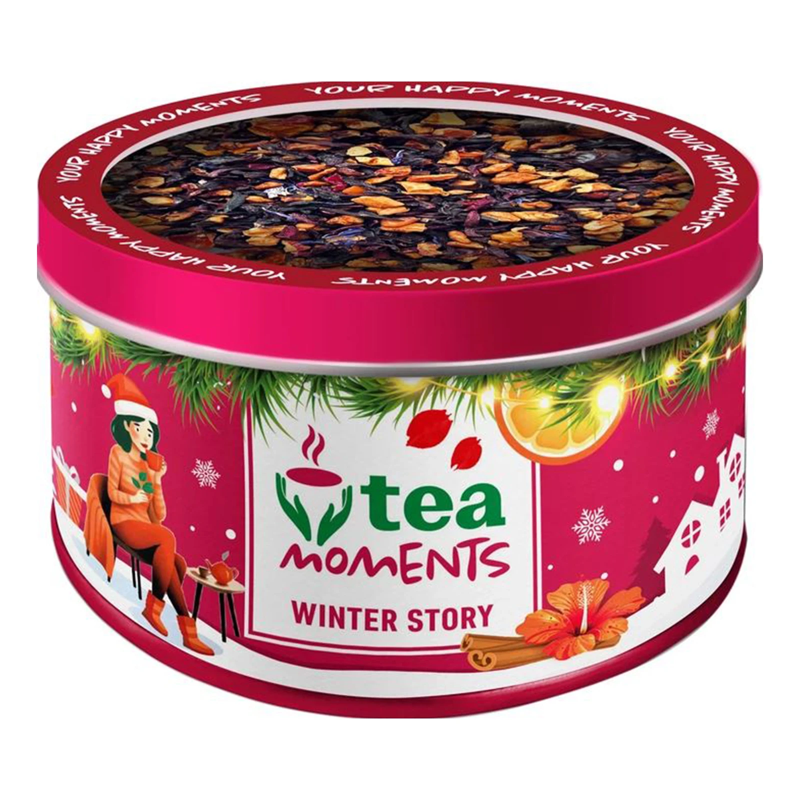 & Чай Tea Moments Winter Story 30г ж/б фруктово-трав’яний ароматизований ж/б Фото №:1