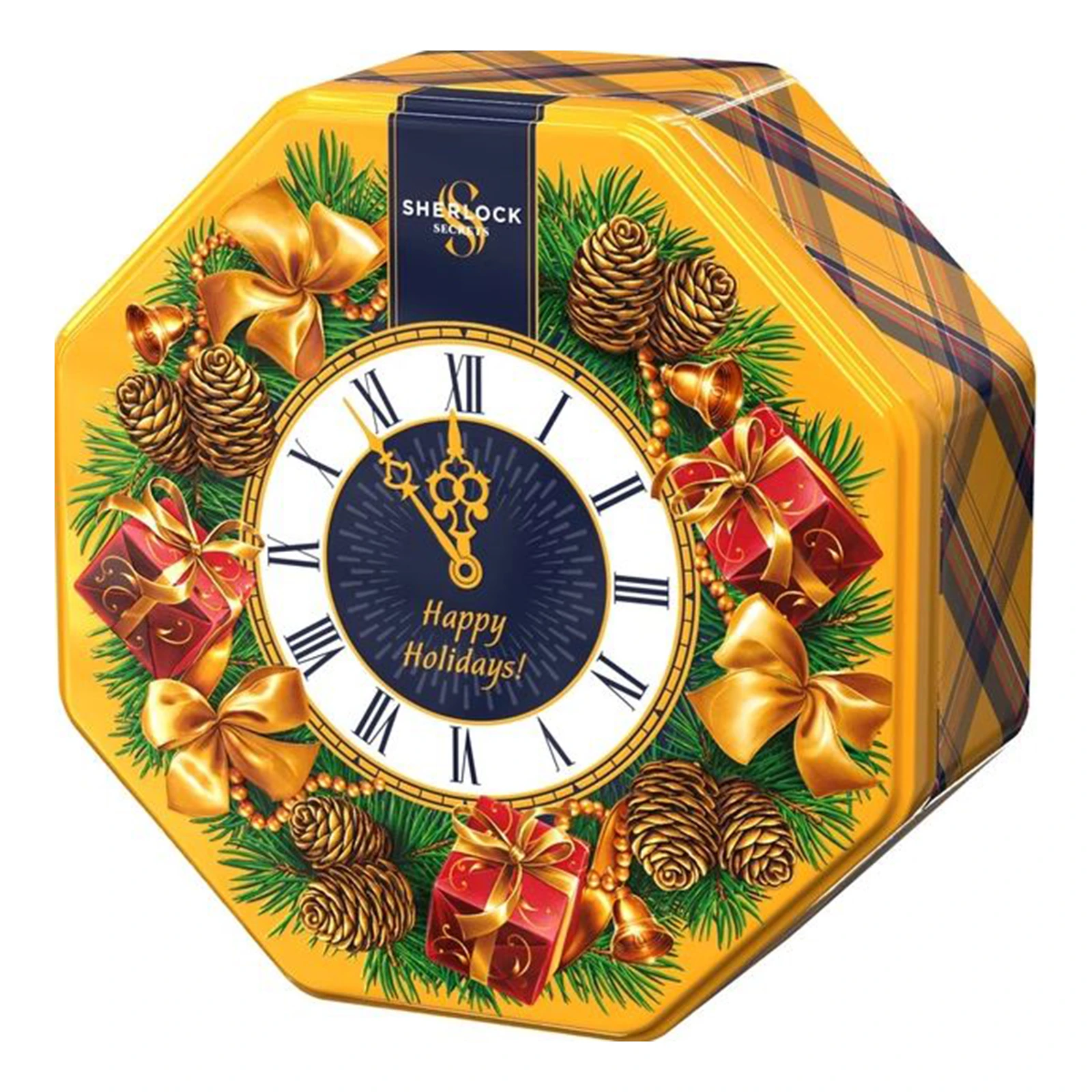 & Чай Sherlock Secrets New Year Clock 80г чорний байховий листовий ароматизований ж/б Фото №:1