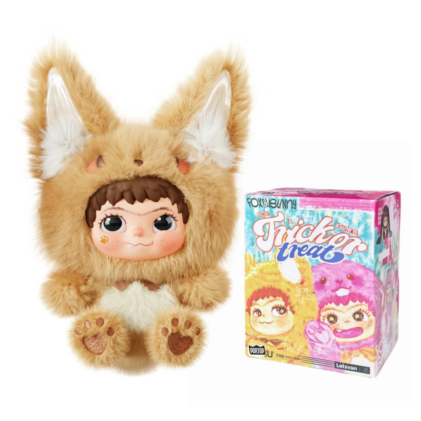 Іграшка м`яка Pop Top колекційна Letsvan серії Wakuku - Милі бешкетники з кільцем Фото №:1