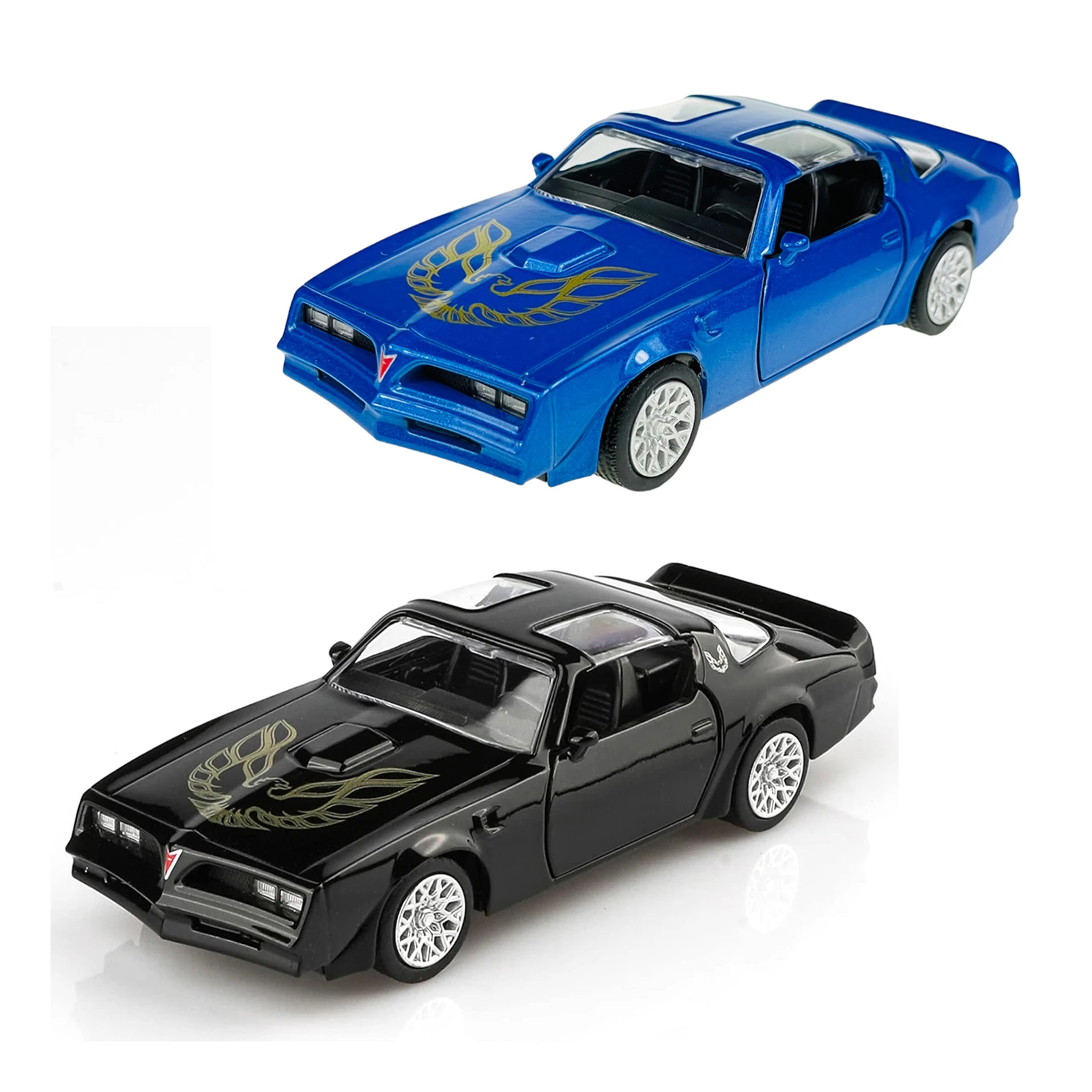 Модель TechnoDrive Pontiac Firebird 1978 чорний синій Фото №:1