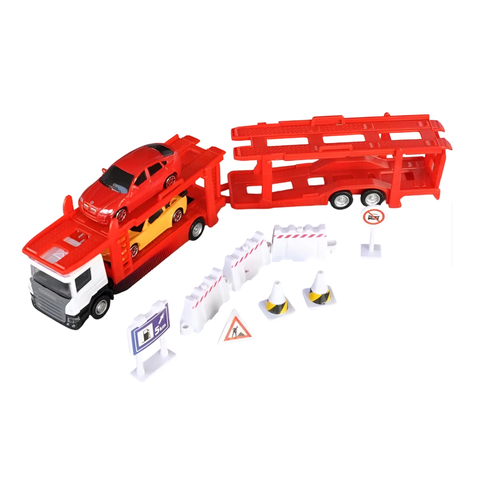 Набір ігровий TechnoDrive Автоперевізник Scania автоперевізник 2 машини аксесуари Фото №:1