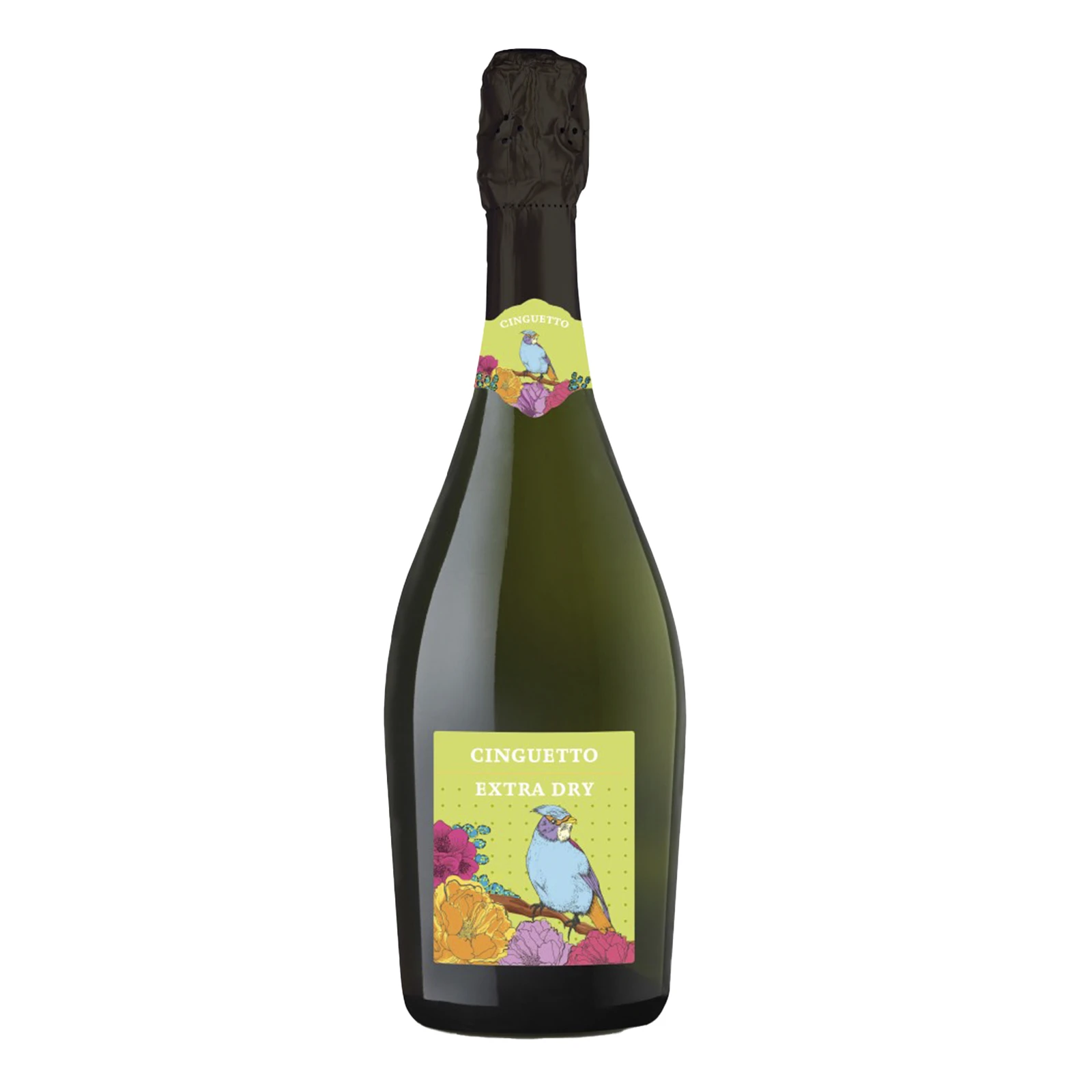 Вино ігристе Cinguetto Spumante Extra Dry DOC біле екстра сухе 11% 0.75л