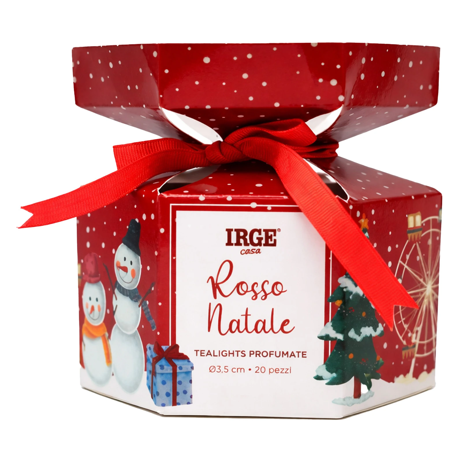 & Набір чайних свічок Irge Christmas Ginger Bread/Rosso Natale 10г12шт Фото №:1