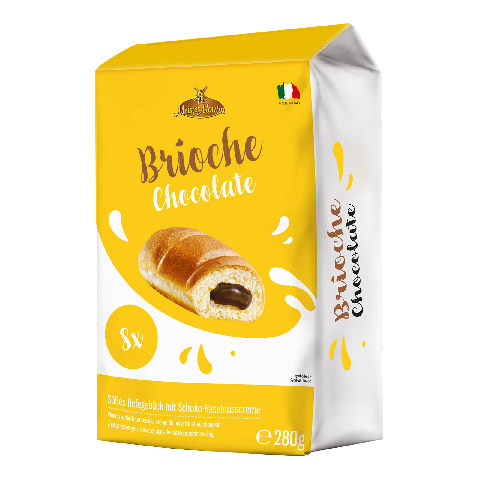 Бріоші Meister Moulin з шоколадно-горіховою начинкою 280г Фото №:1