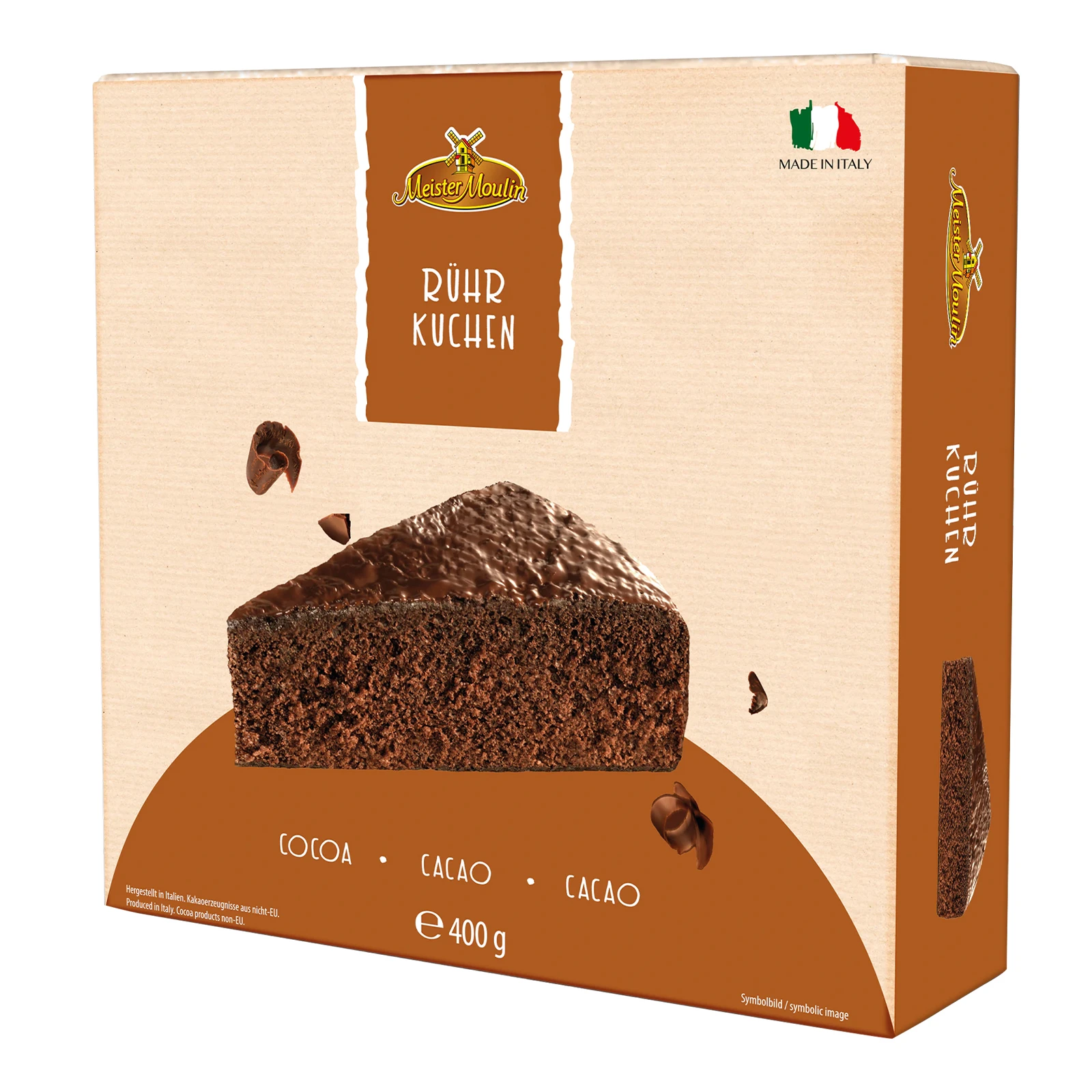 Бісквіт Meister Moulin з какао та шоколадною глазур’ю 400г Фото №:1