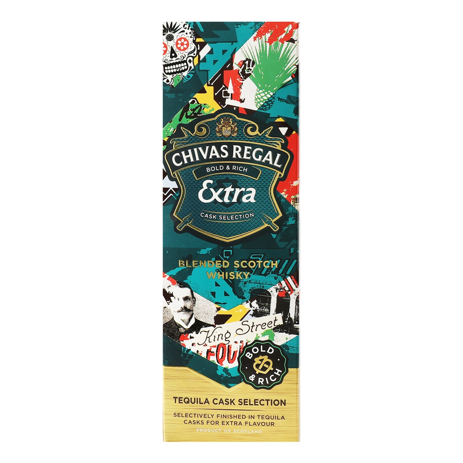 Віскі Chivas Regal Cask Selection Extra Tequila шотландське купажоване 40% 0.7л Фото №:1