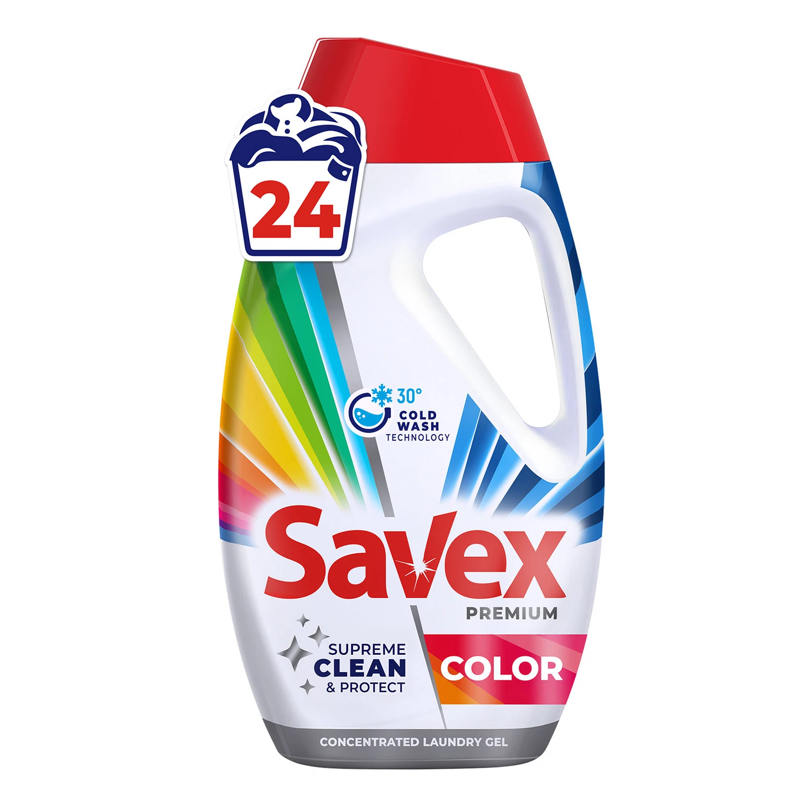 Гель для прання Savex Premium Color рідкий 960мл Фото №:1