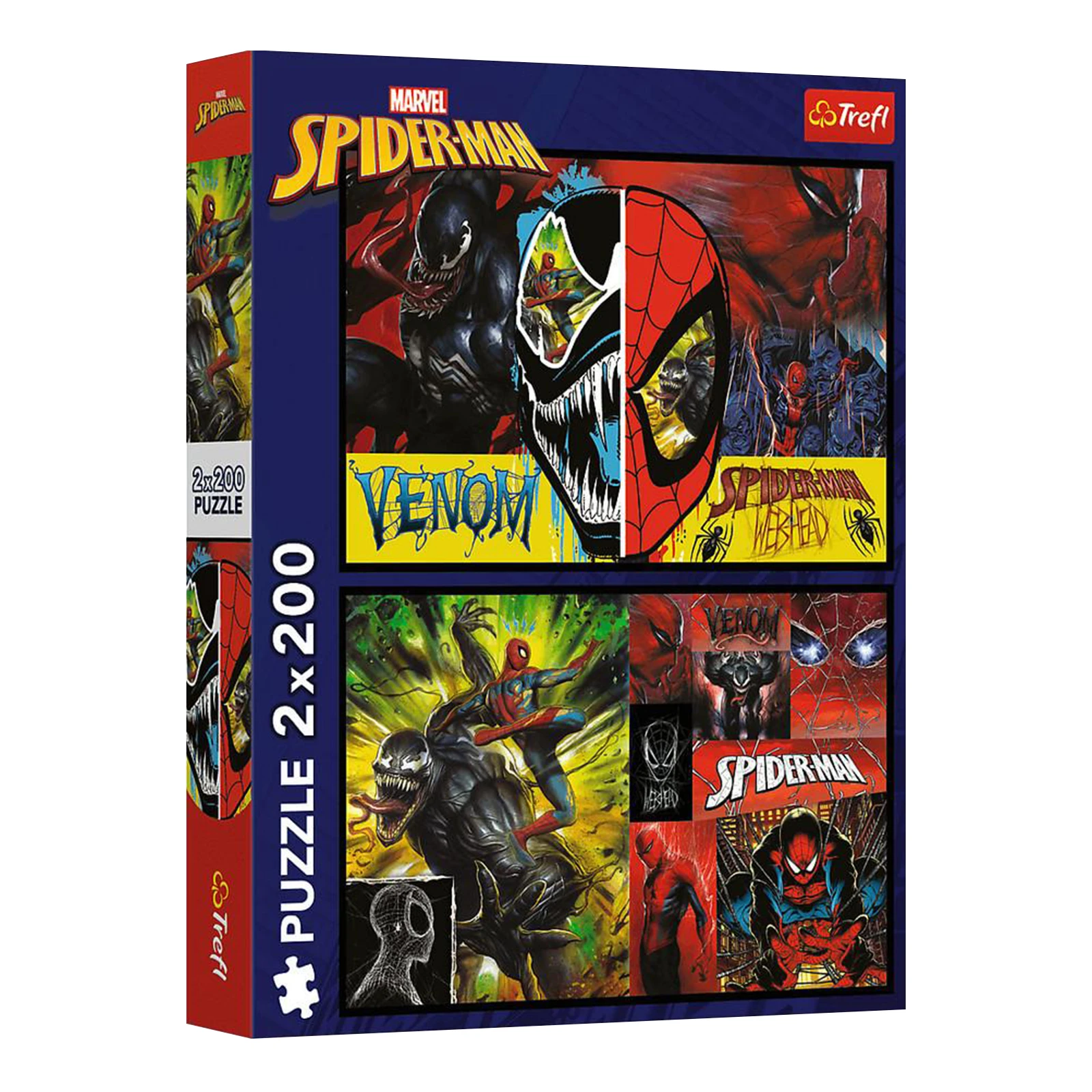 Пазли Trefl Spiderman Людина-павук день і ніч 2штx200елементів Фото №:1