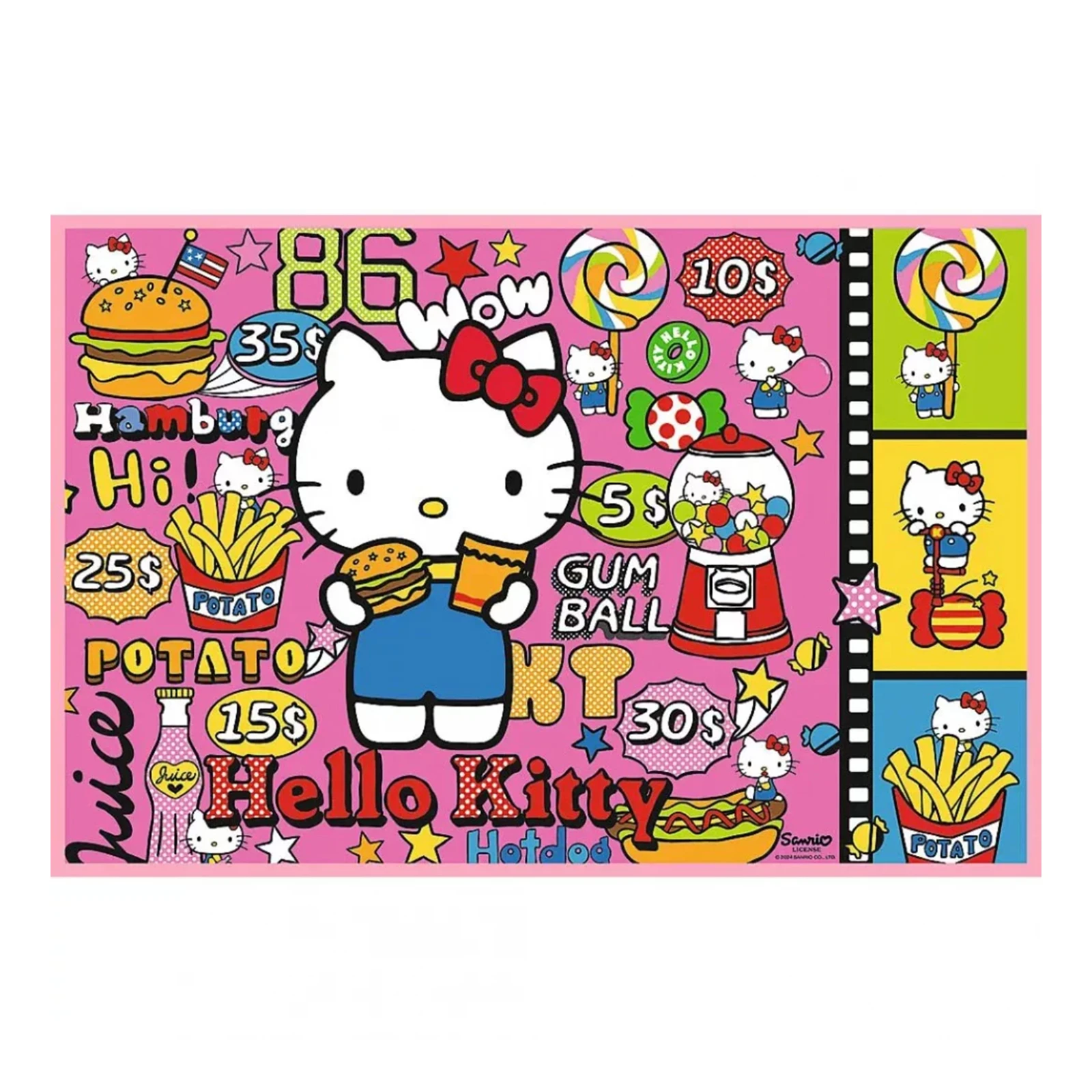 Пазли Trefl Hello Kitty Вітаю Кітті та друзів 2штx200елементів фото 3