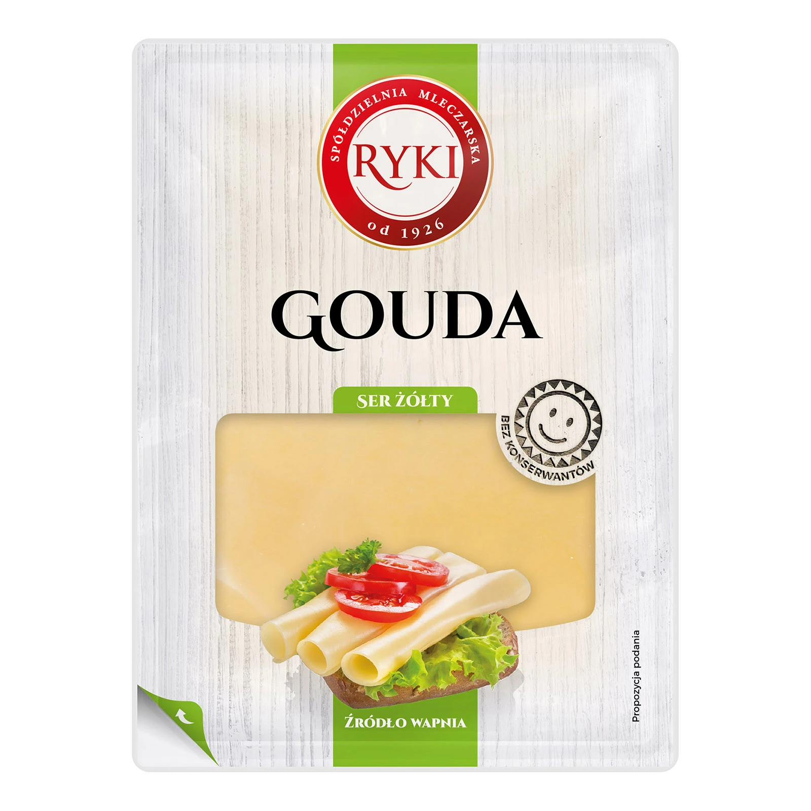 Сир Ryki 135г 50% Гауда Фото №:1