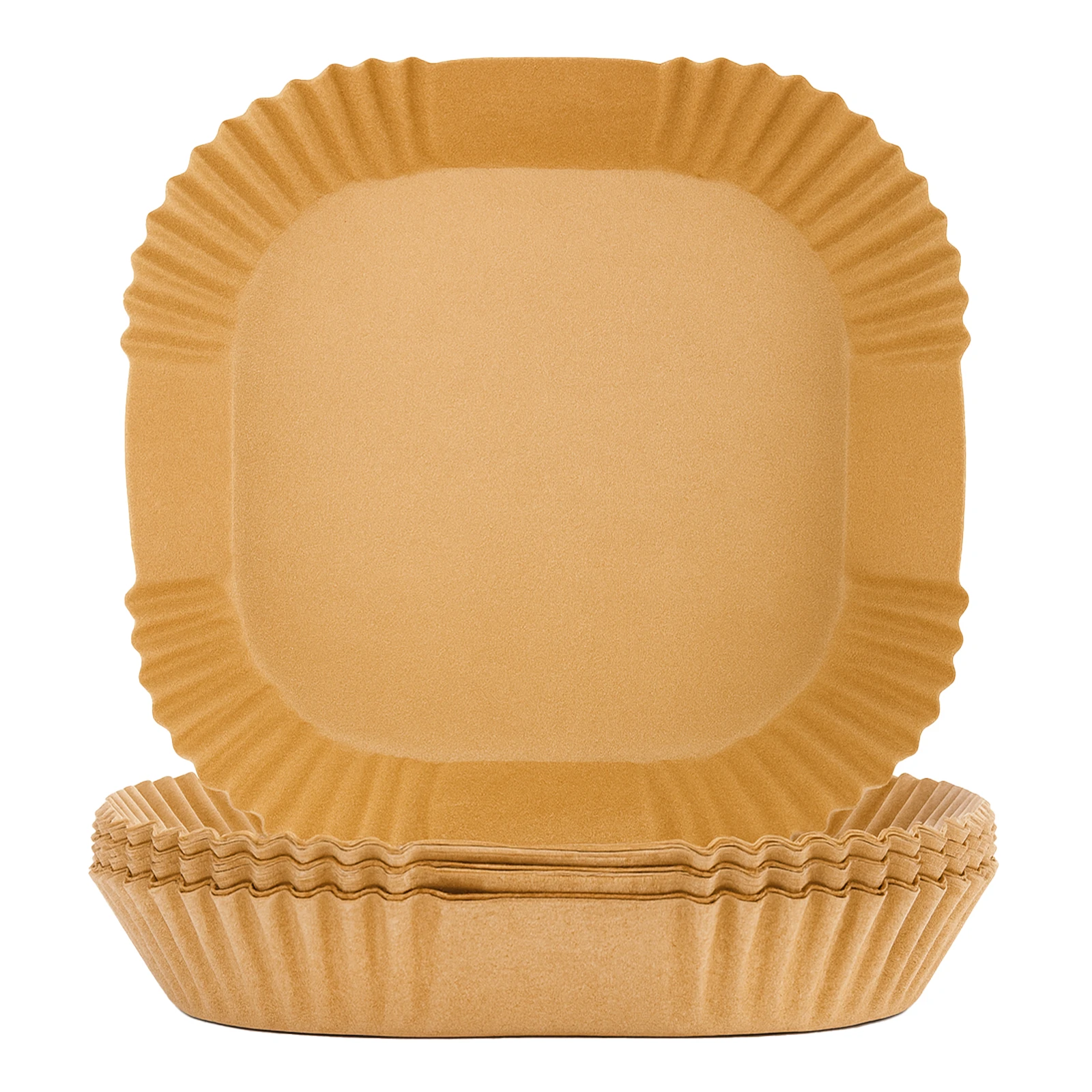 Форми з пергаменту для аерогрилю, духовки, мікрохвильової печі квадратні 5шт Фото №:1