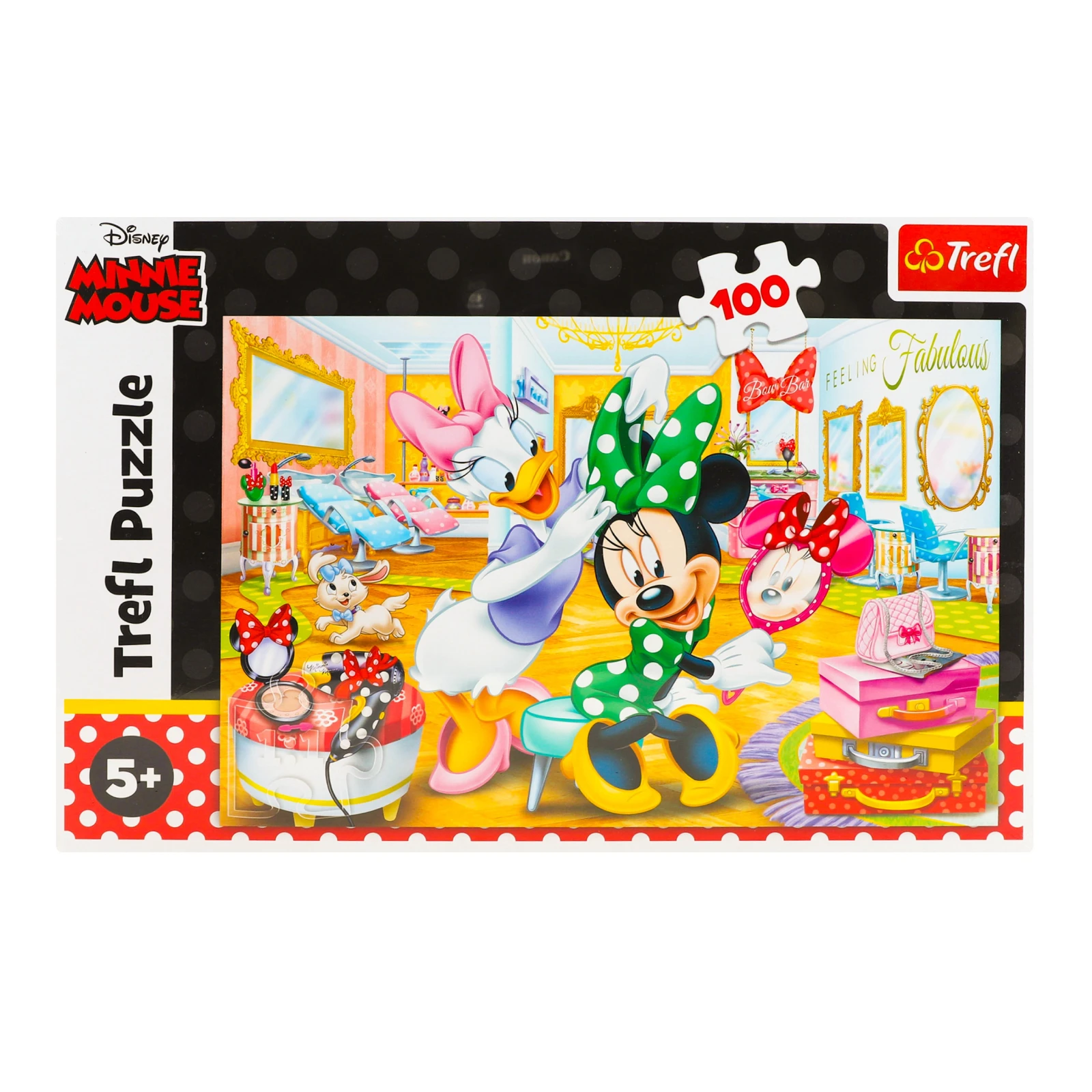 Пазли Trefl Mickey&friends Мінні в салоні краси 100елементів Фото №:1
