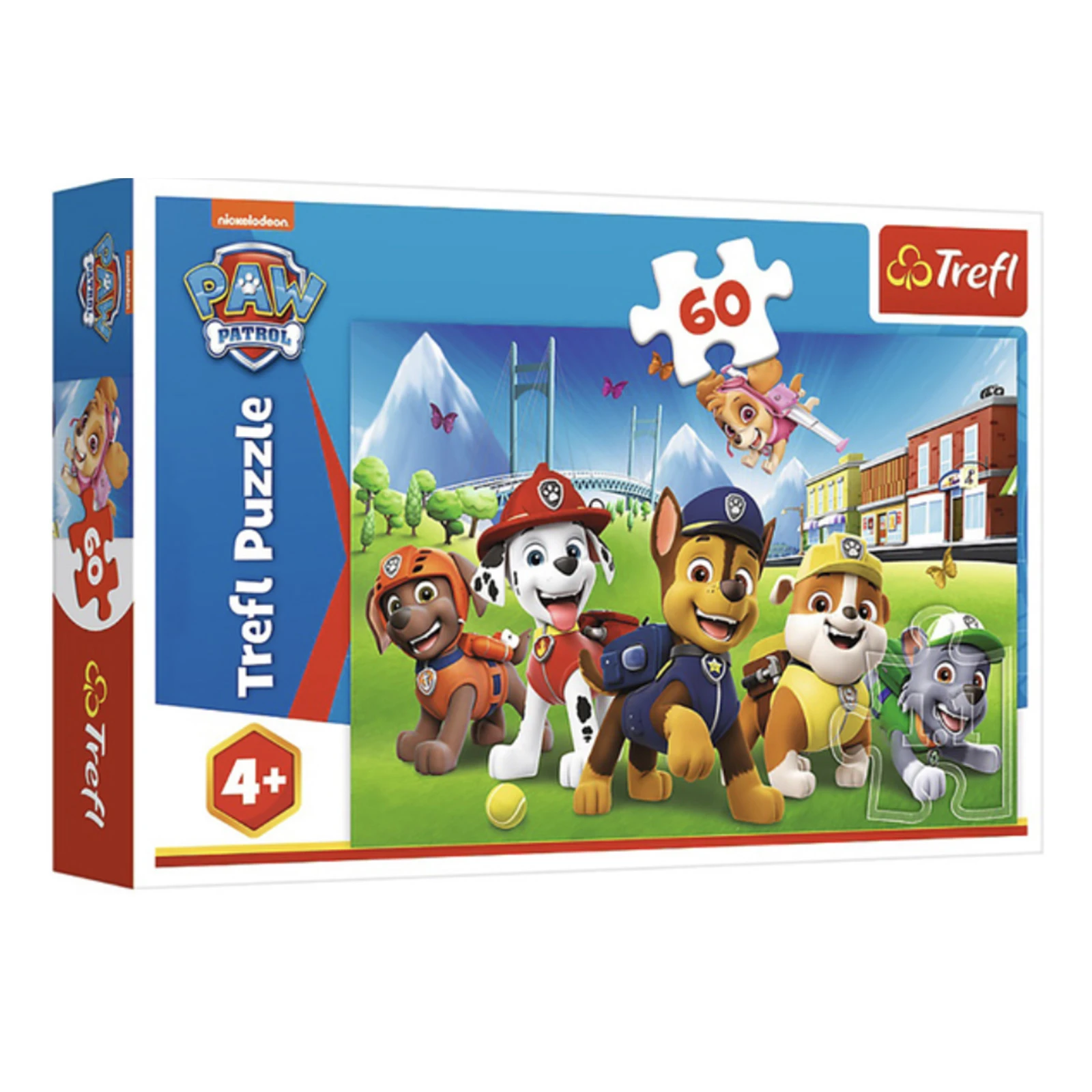 Пазли Trefl Paw Patrol  Щенячий патруль на траві 60елементів Фото №:1