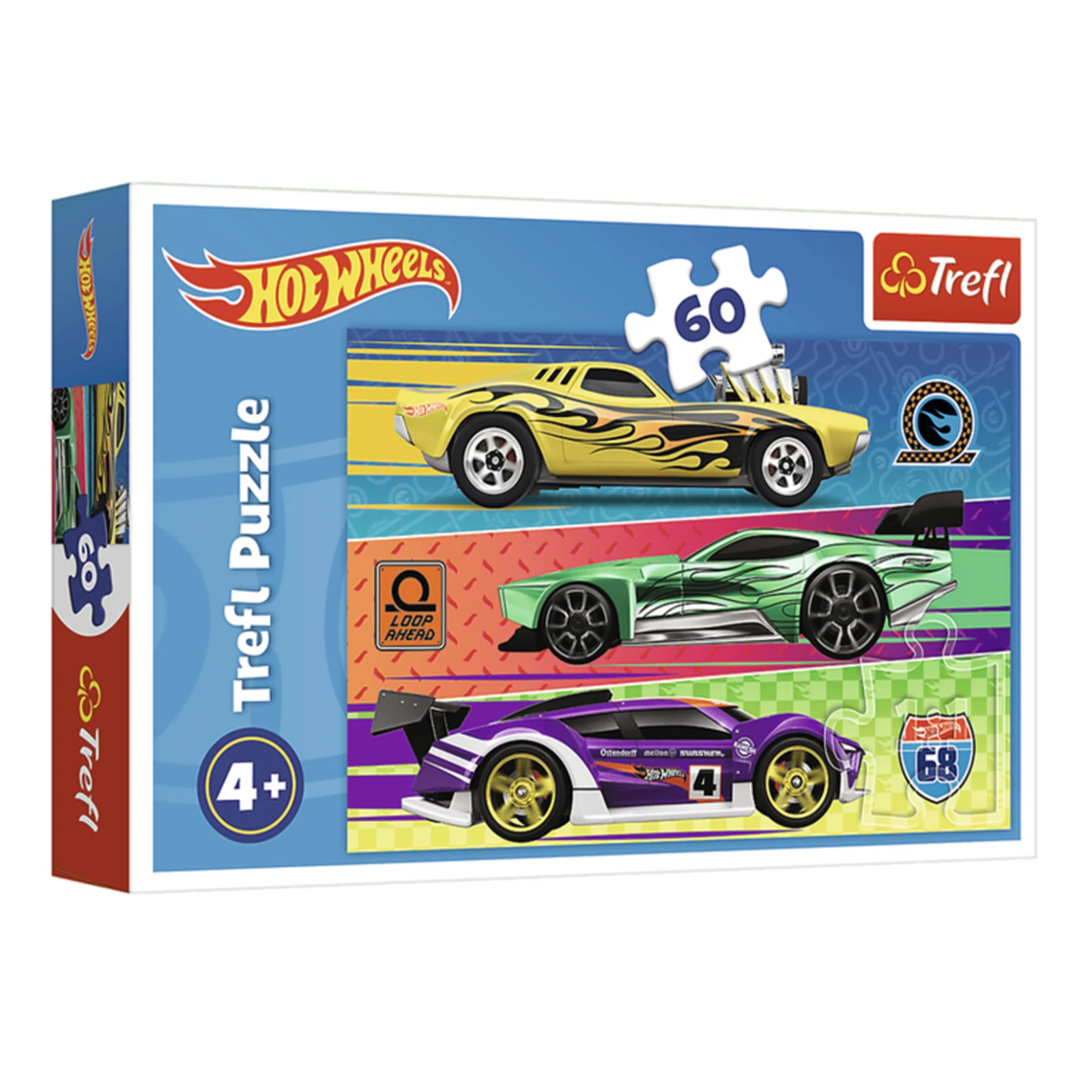 Пазли Trefl Hot Wheels Гонка 60елементів Фото №:1